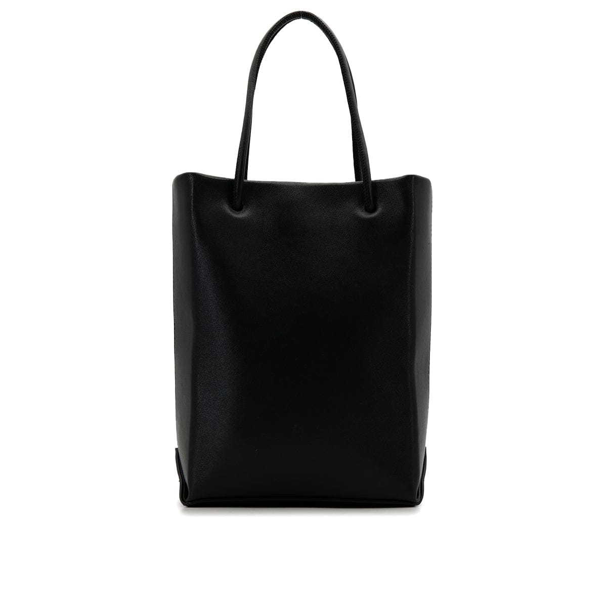 Luxury Promise Japan VINTAGE CHANEL ESSENTIAL LOGO HAND BAG BLACK WHITE CALF LEATHER 90321153