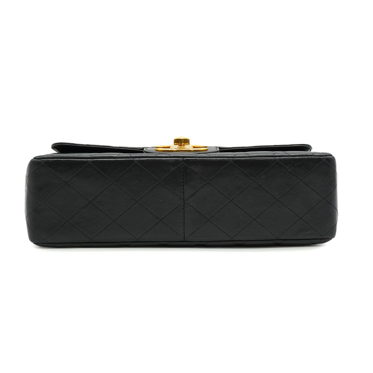 Luxury promise Japan VINTAGE CHANEL JUMBO MATELASSE 30 CHAIN SHOULDER BAG BLACK LAMB SKIN GOLD HARDWARE 90335303