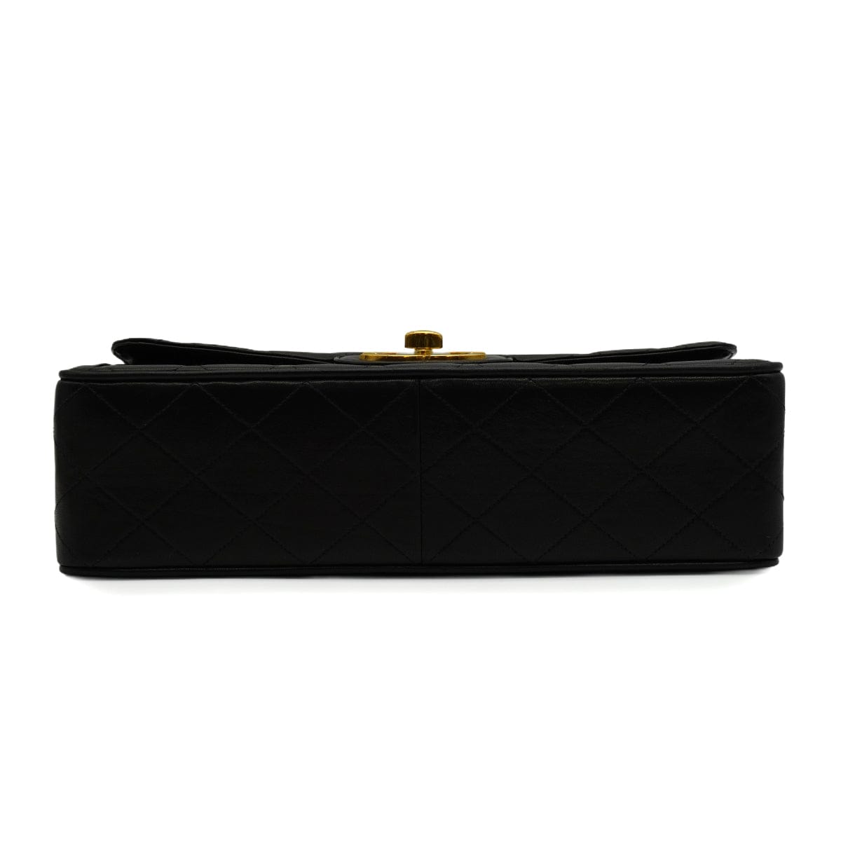 Luxury Promise Japan VINTAGE CHANEL JUMBO MATELASSE 30 CHAIN SHOULDER BAG BLACK LAMB SKIN GOLD HARDWARE 90346668