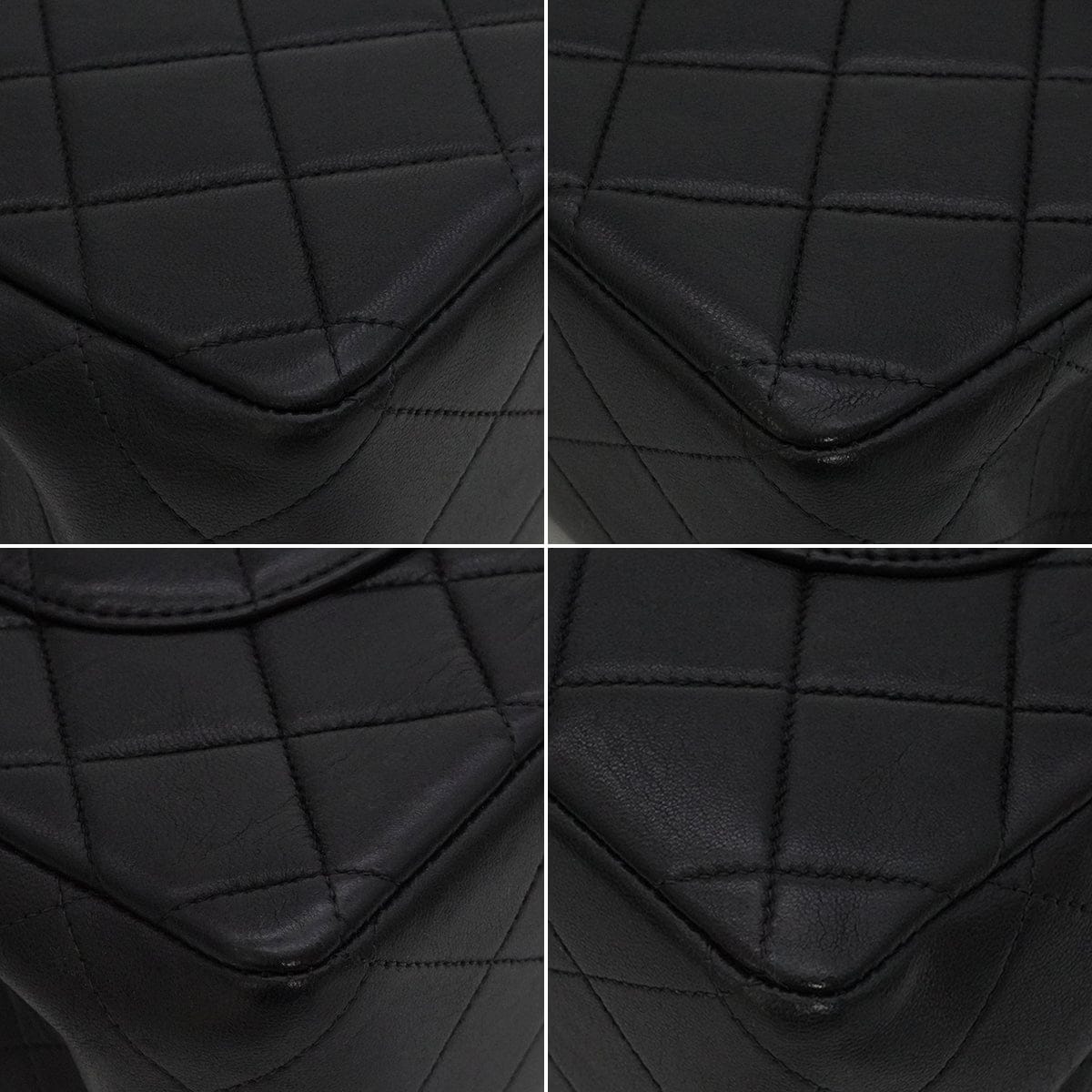 Luxury Promise Japan VINTAGE CHANEL JUMBO MATELASSE 30 CHAIN SHOULDER BAG BLACK LAMB SKIN GOLD HARDWARE 90346877