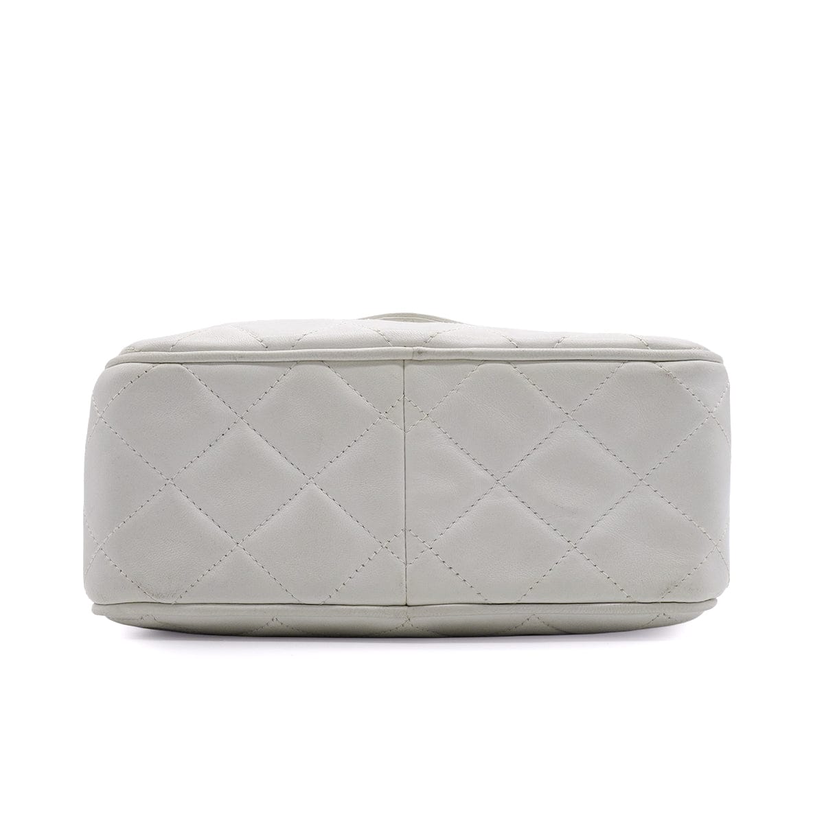 Luxury Promise Japan VINTAGE CHANEL MATELASSE BIJOU CHAIN SHOULDER BAG FRINGE WHITE LAMB SKIN GOLD HARDWARE 90342414