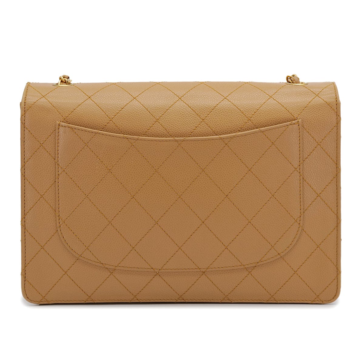 Luxury Promise Japan VINTAGE CHANEL MATELASSE CHAIN SHOULDER BAG BEIGE CAVIAR SKIN GOLD HARDWARE 90311873