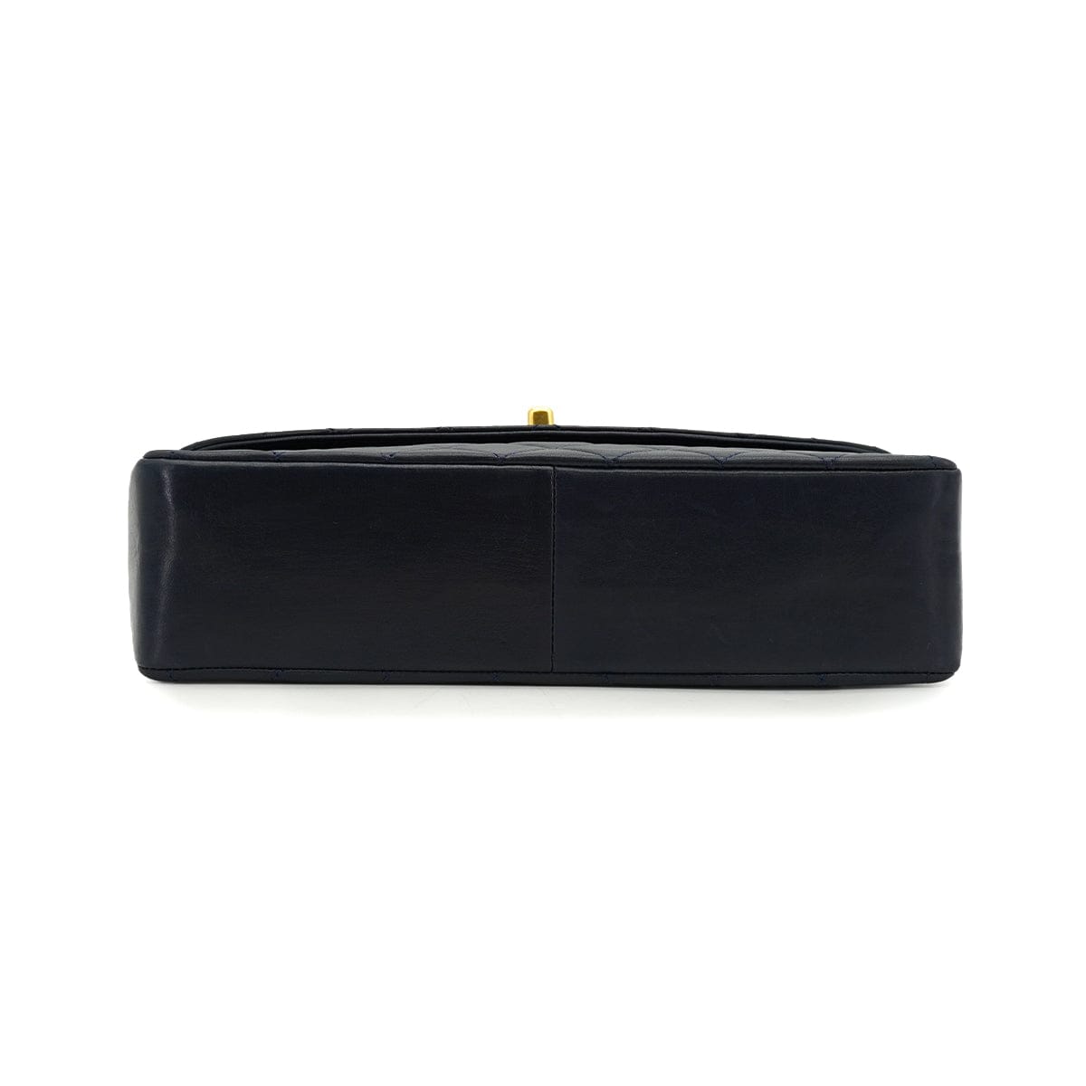 Luxury Promise Japan VINTAGE CHANEL MATELASSE CHAIN SHOULDER BAG NAVY LAMB SKIN GOLD HARDWARE 90340509