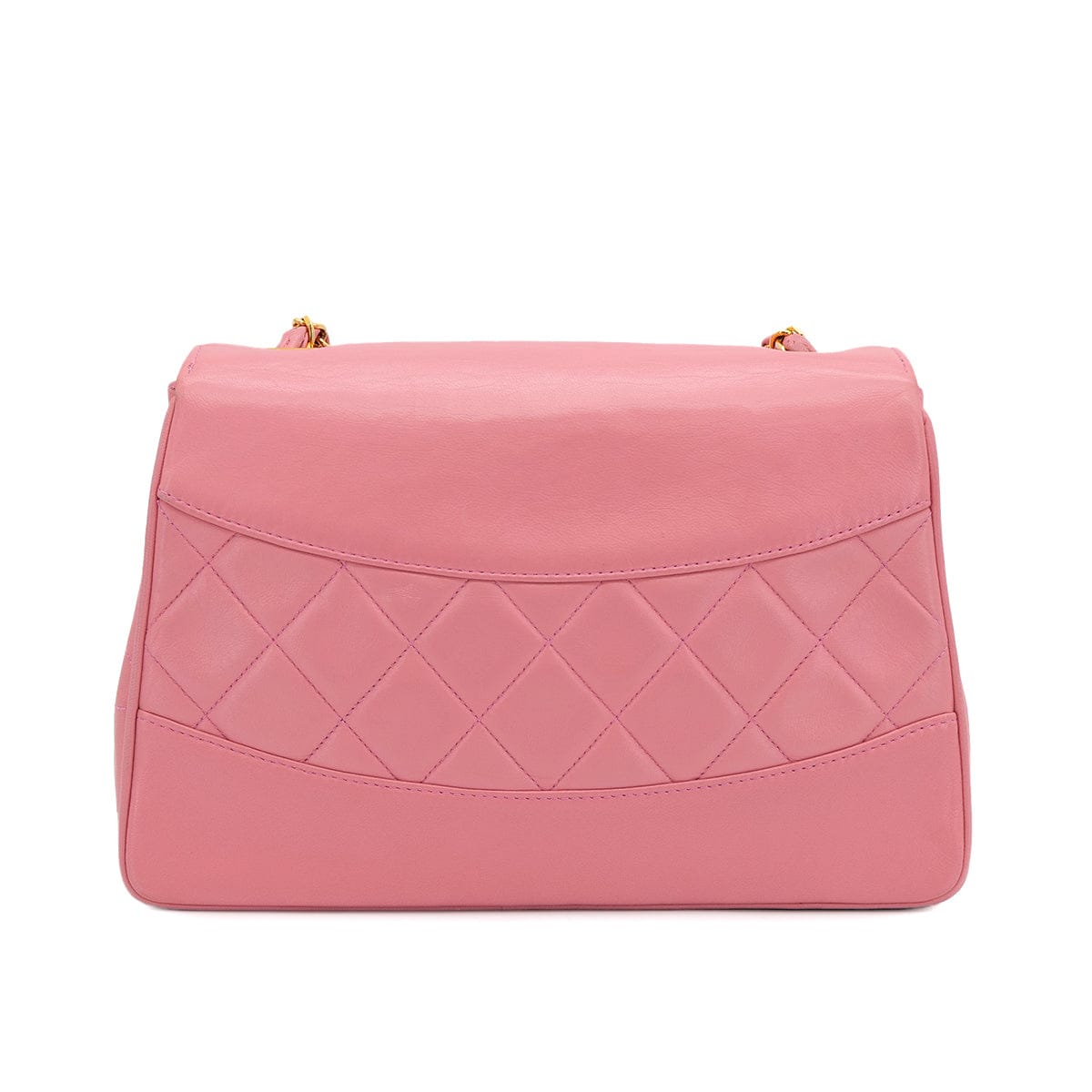 Luxury Promise Japan VINTAGE CHANEL MATELASSE CHAIN SHOULDER BAG PINK LAMB SKIN GOLD HARDWARE 90323093