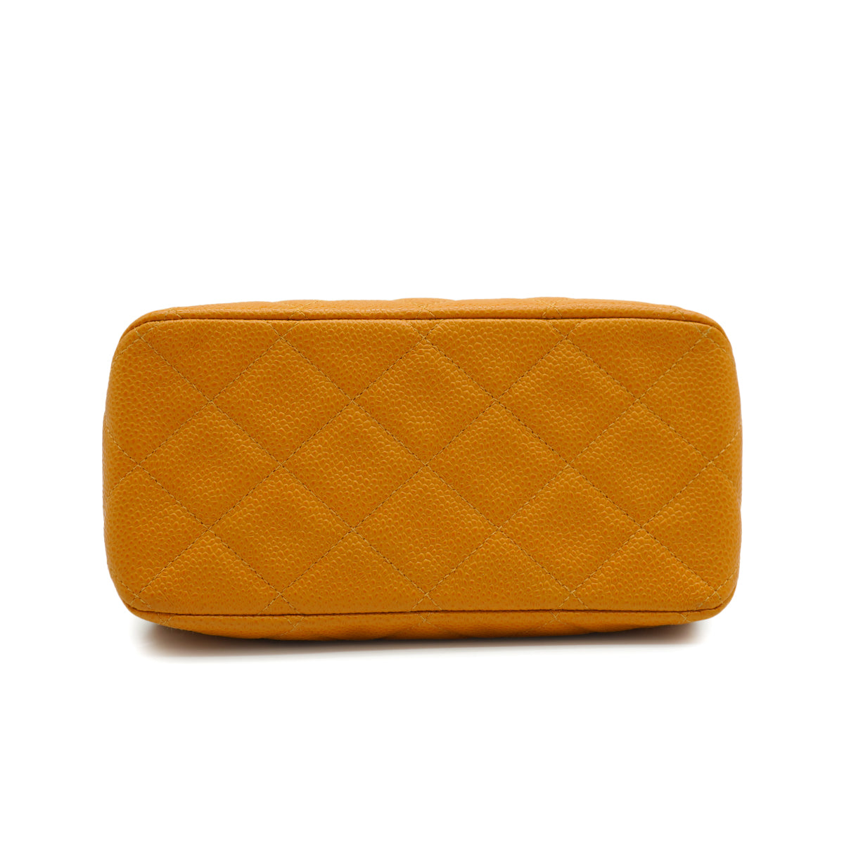 Luxury Promise Japan VINTAGE CHANEL MATELASSE COCOMARK CHAIN SHOULDER BAG ORANGE CAVIAR SKIN SILVER HARDWARE 90346146