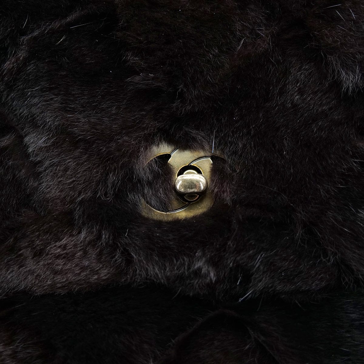 Luxury Promise Japan VINTAGE CHANEL MATELASSE FUR CHAIN SHOULDER BAG DARK BROWN FUR 90321766