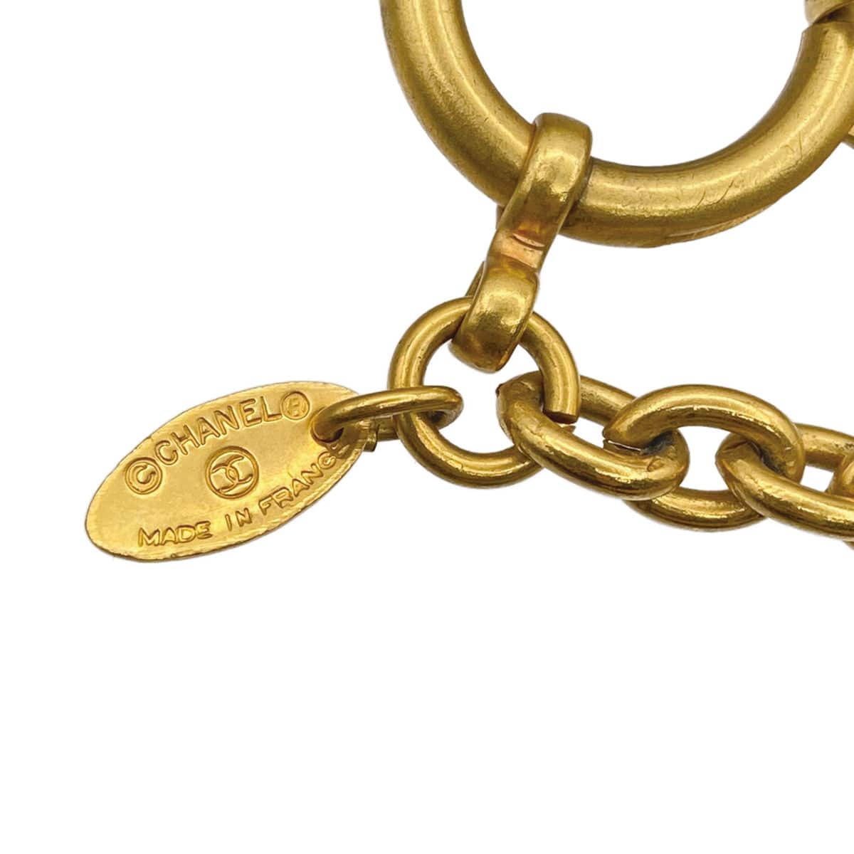 Luxury Promise Japan VINTAGE CHANEL NECKLACE 31 RUE CAMBON LOGO GOLD ACCESSORY 90312539