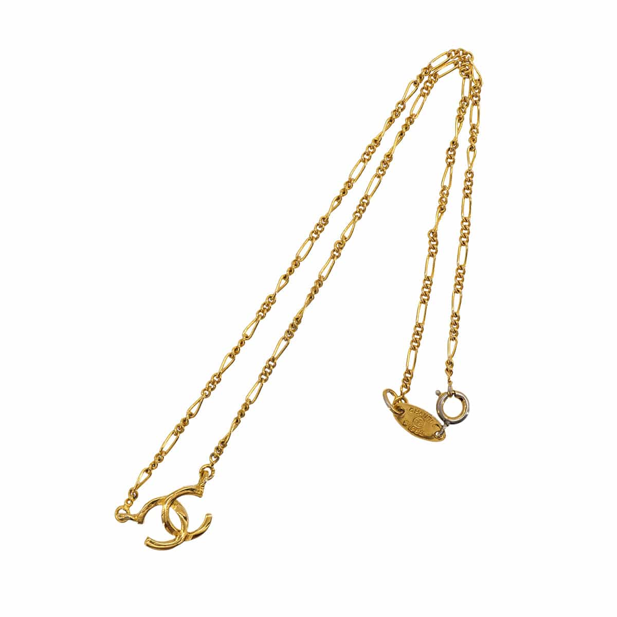 Luxury Promise Japan VINTAGE CHANEL NECKLACE COCOMARK GOLD ACCESSORY 90324100
