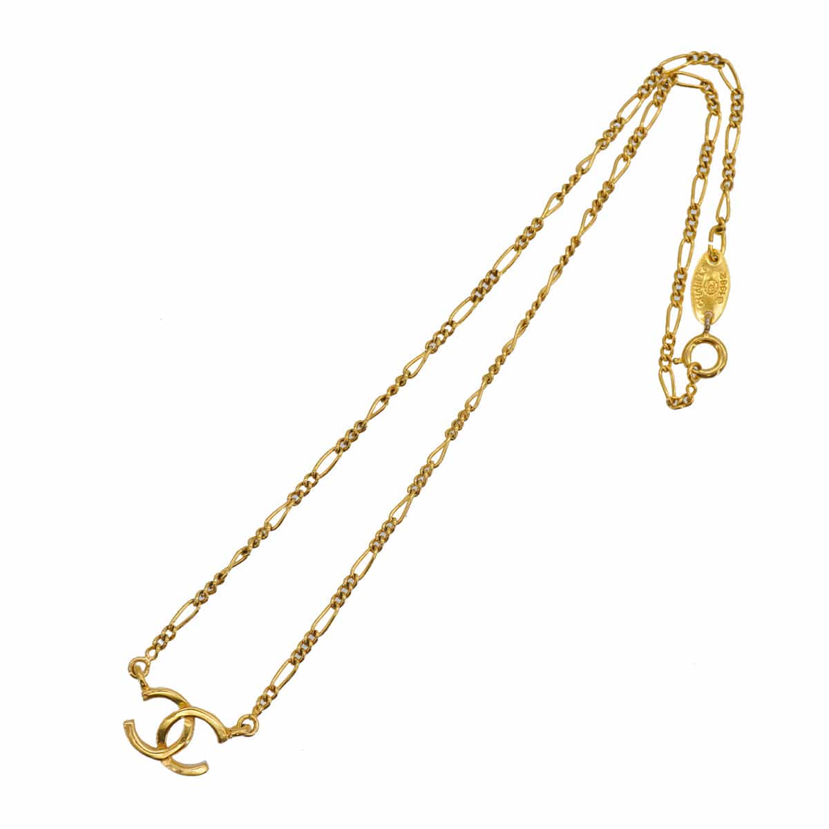 Luxury Promise Japan VINTAGE CHANEL NECKLACE COCOMARK GOLD ACCESSORY 90335006