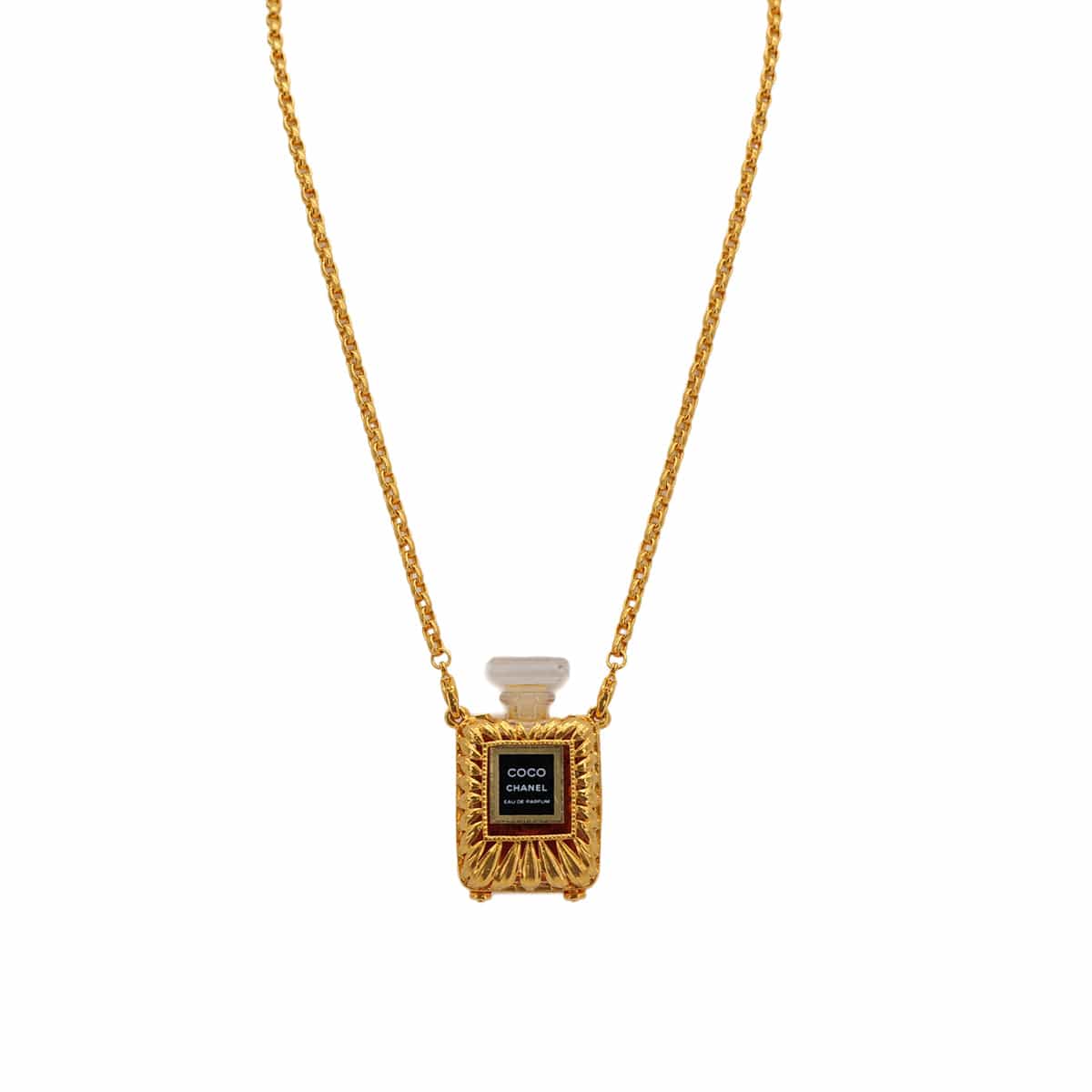 Luxury Promise Japan VINTAGE CHANEL NECKLACE PERFUME GOLD ACCESSORY 90323152