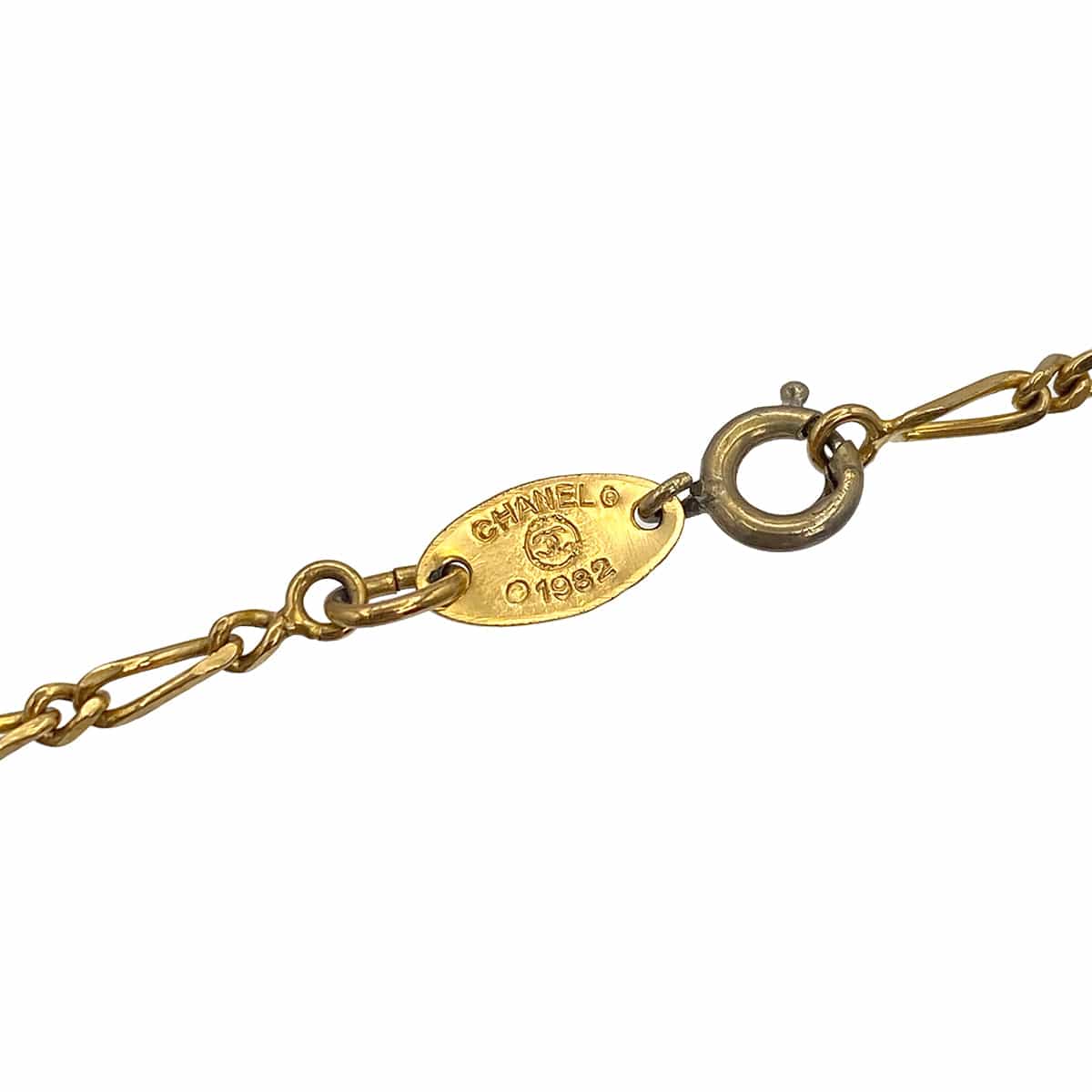 Luxury Promise Japan VINTAGE CHANEL NECKLACE RHINESTONE COCOMARK GOLD ACCESSORY 90321135