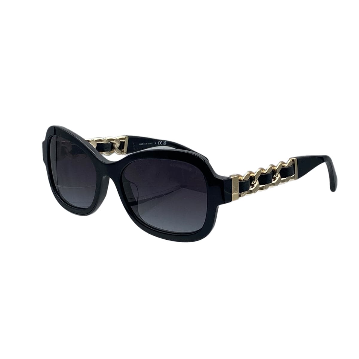 Luxury Promise Japan VINTAGE CHANEL SUNGLASSES COCOMARK CHAIN BLACK SILVER EYEWEAR 90312594