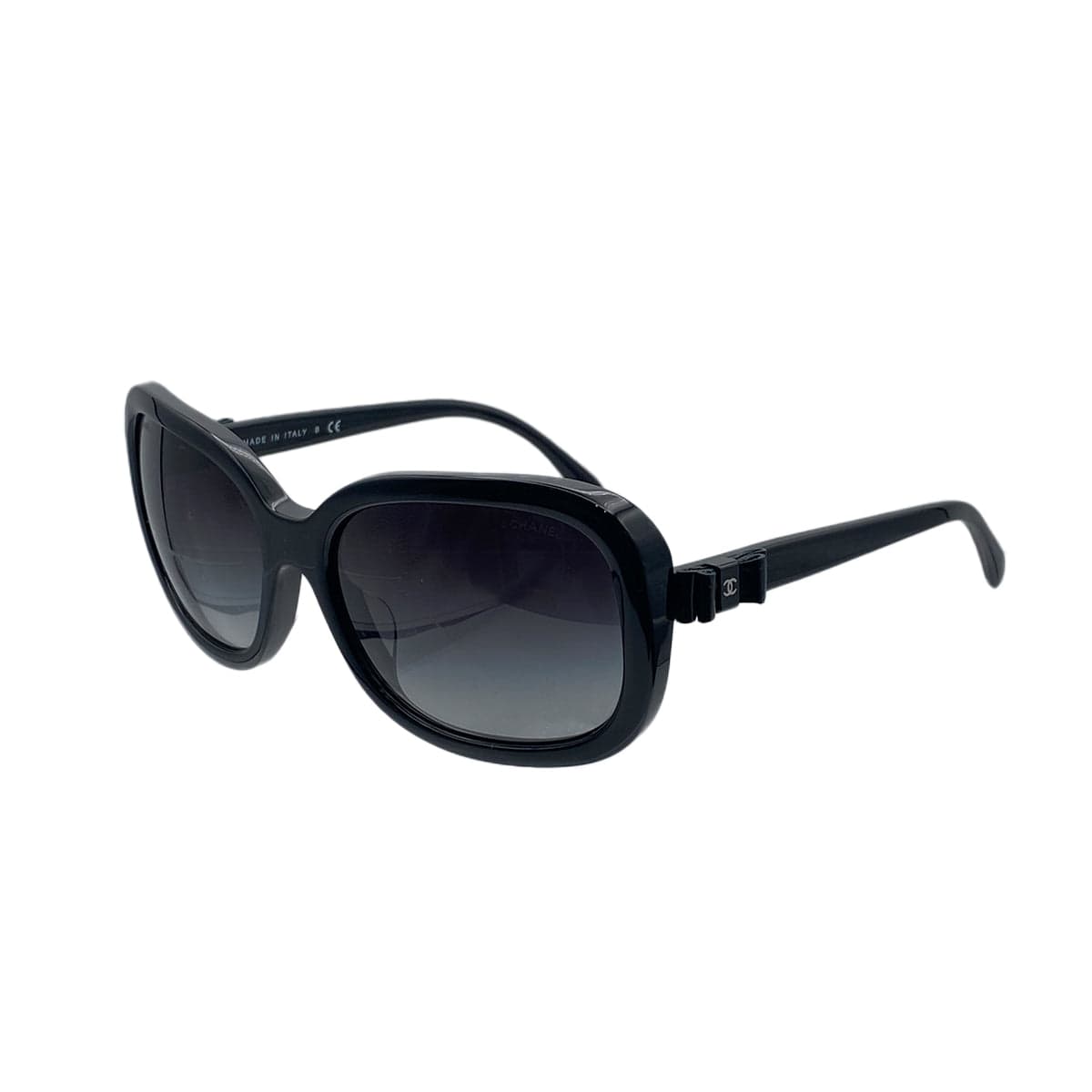 Luxury Promise Japan VINTAGE CHANEL SUNGLASSES COCOMARK RIBBON BLACK EYEWEAR 90312552