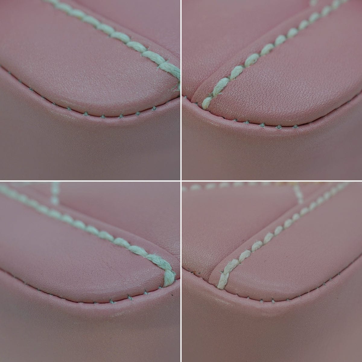 Luxury Promise Japan VINTAGE CHANEL WILD STITCH HAND BAG PINK LEATHER GOLD HARDWARE 90346151