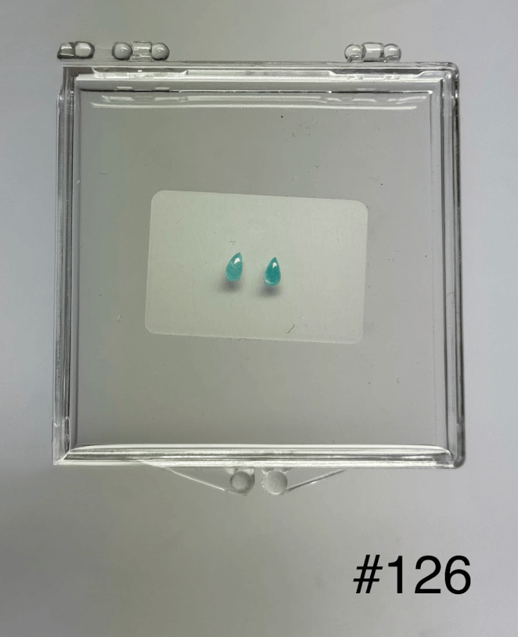 Luxury Promise 0.2ct BRAZIL PARAIBA PEAR  DXBCS4422