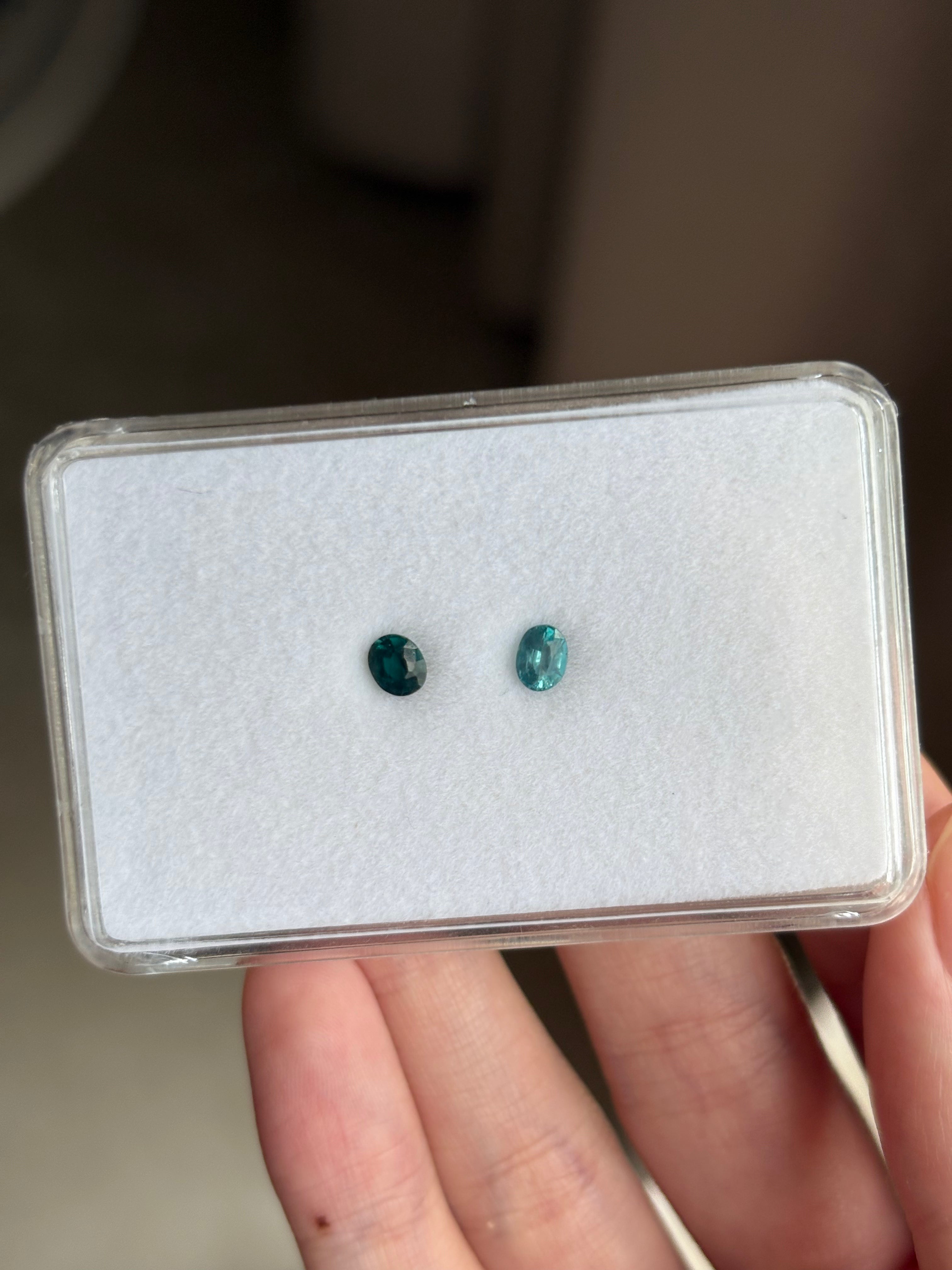 Luxury Promise 0.45ct Grandidierite Moi et Toi DXBCS4667