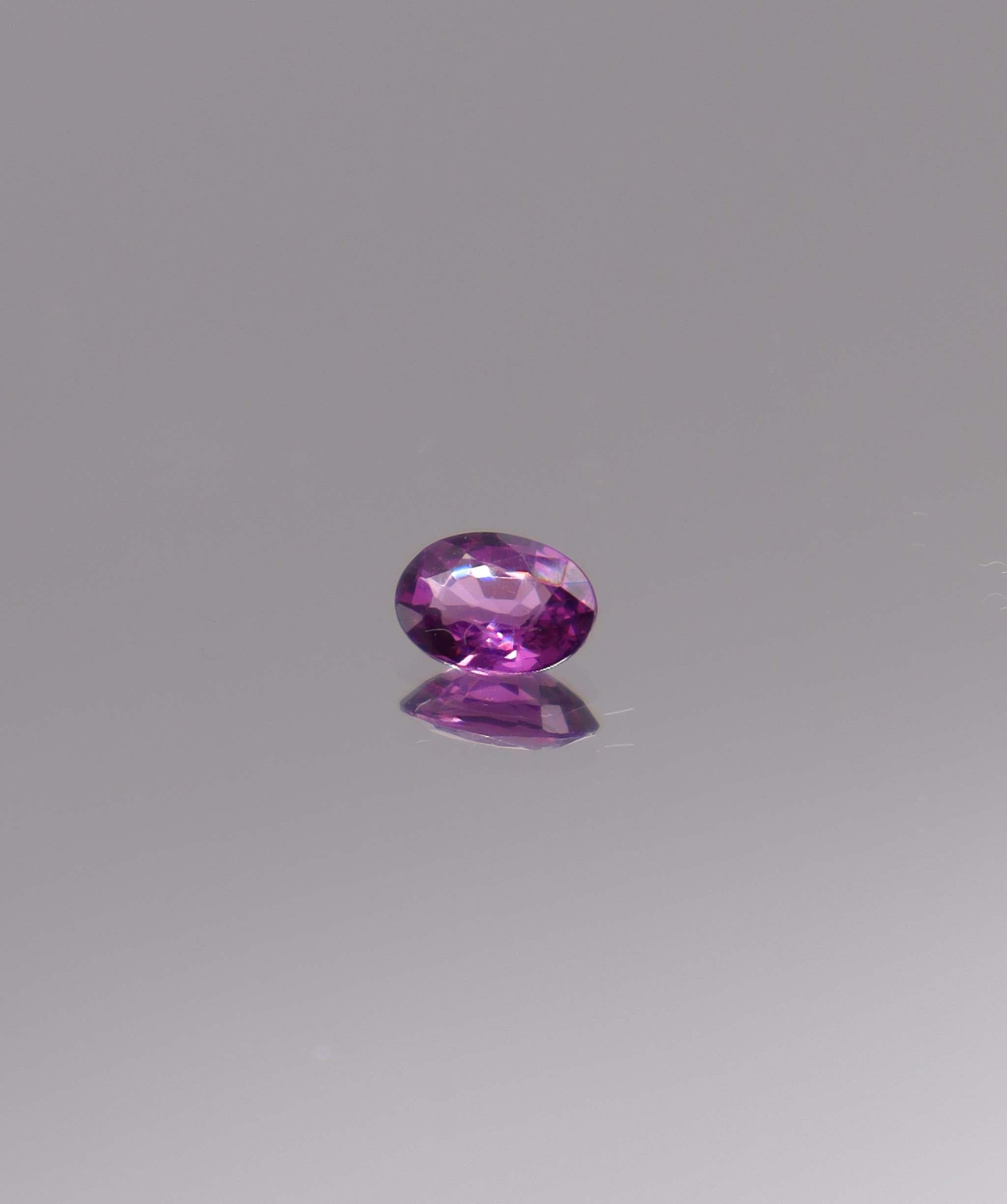 Luxury Promise 0.55ct Purple Rhodolite Garnet Oval DXBS5964