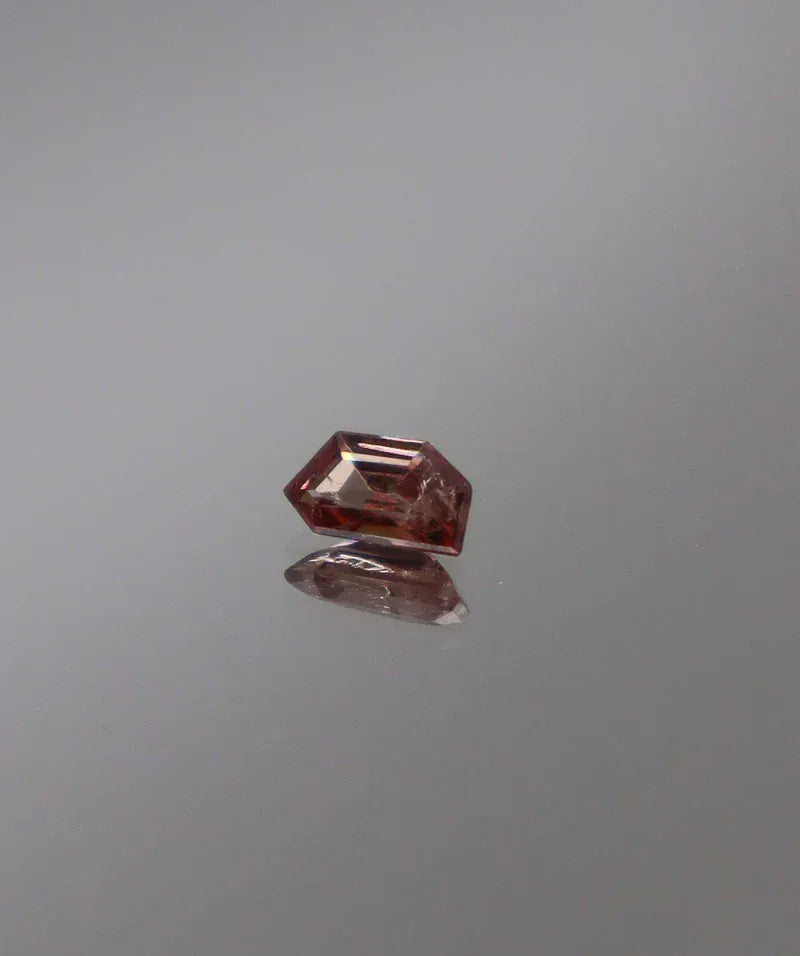 Luxury Promise 0.56ct Spinel Brown Orange Custom cut DXBCS3172