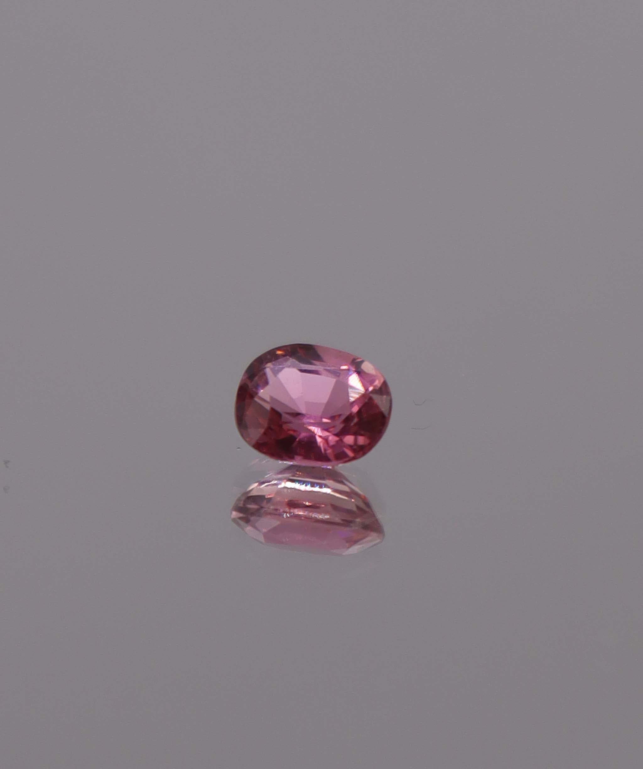 Luxury Promise 0.58ct Natural Tourmaline Mix Colour Pink Oval DXBS5872
