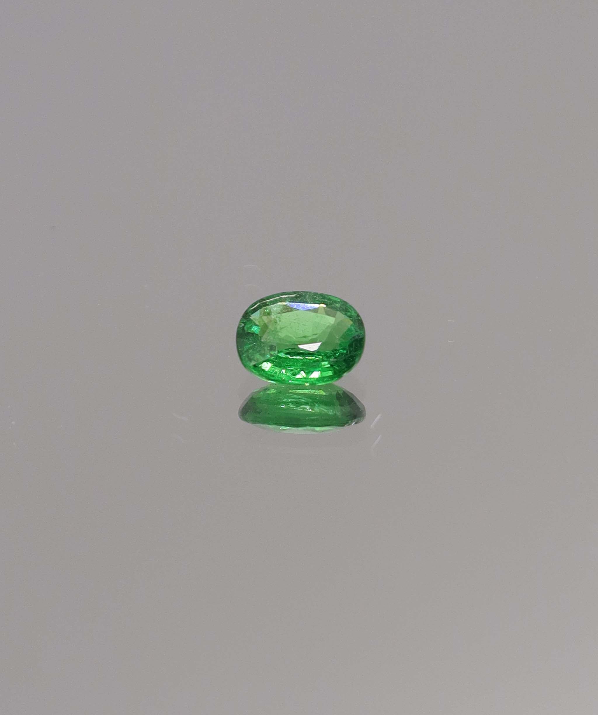 Luxury Promise 0.60ct Oval Tsavorite DXBCS1147