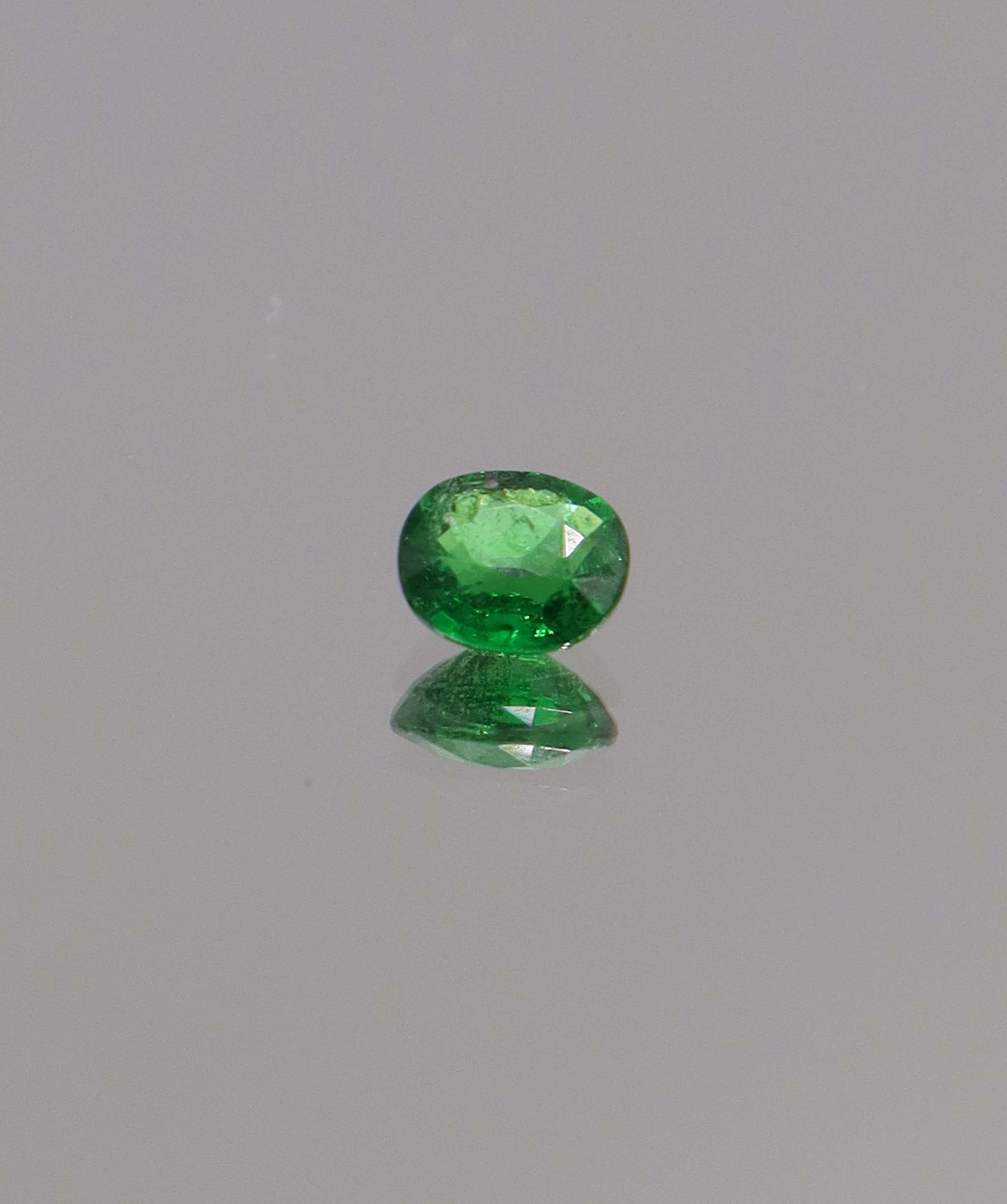 Luxury Promise 0.60ct Oval Tsavorite DXBCS1149