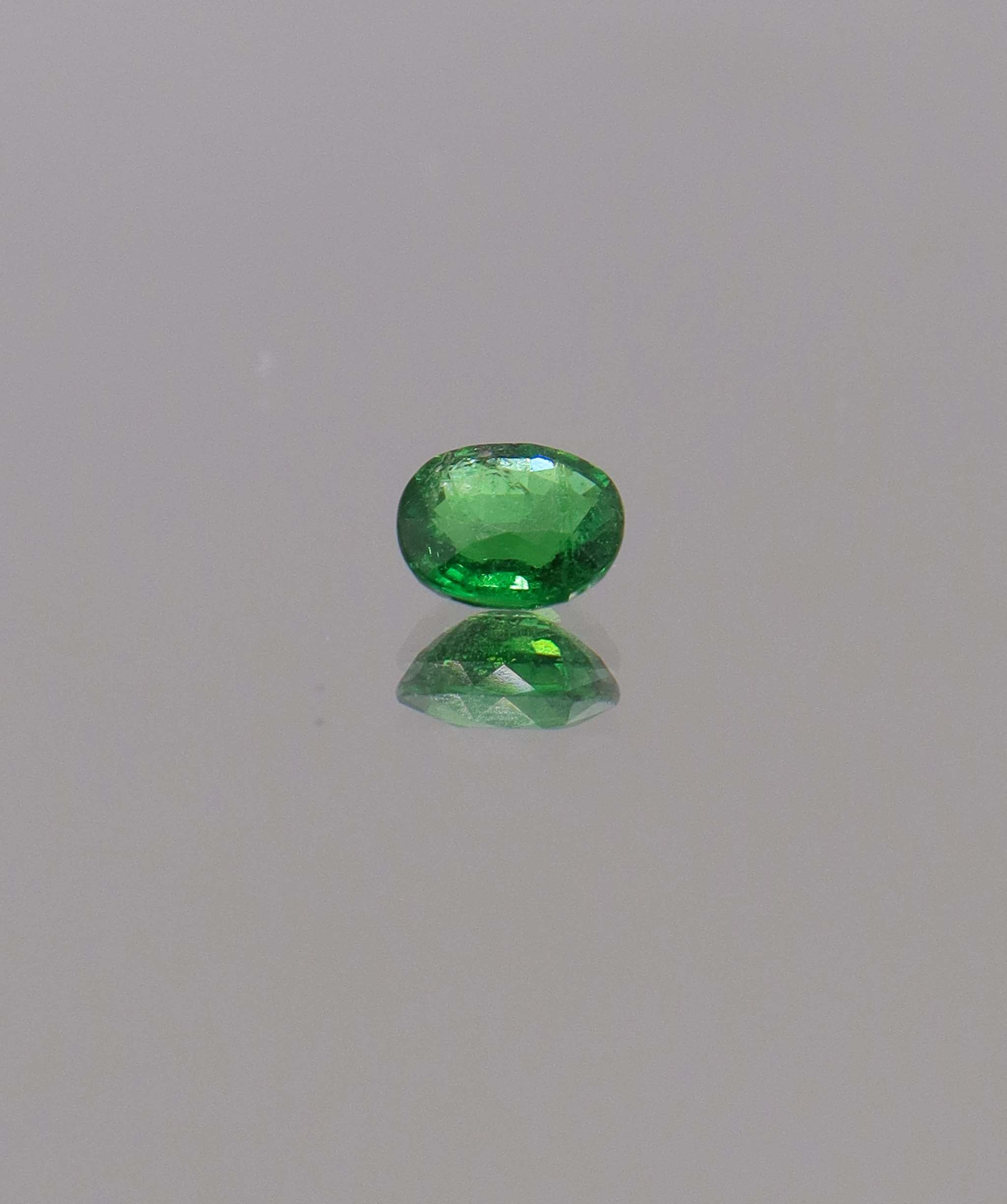 Luxury Promise 0.60ct Oval Tsavorite DXBCS1149