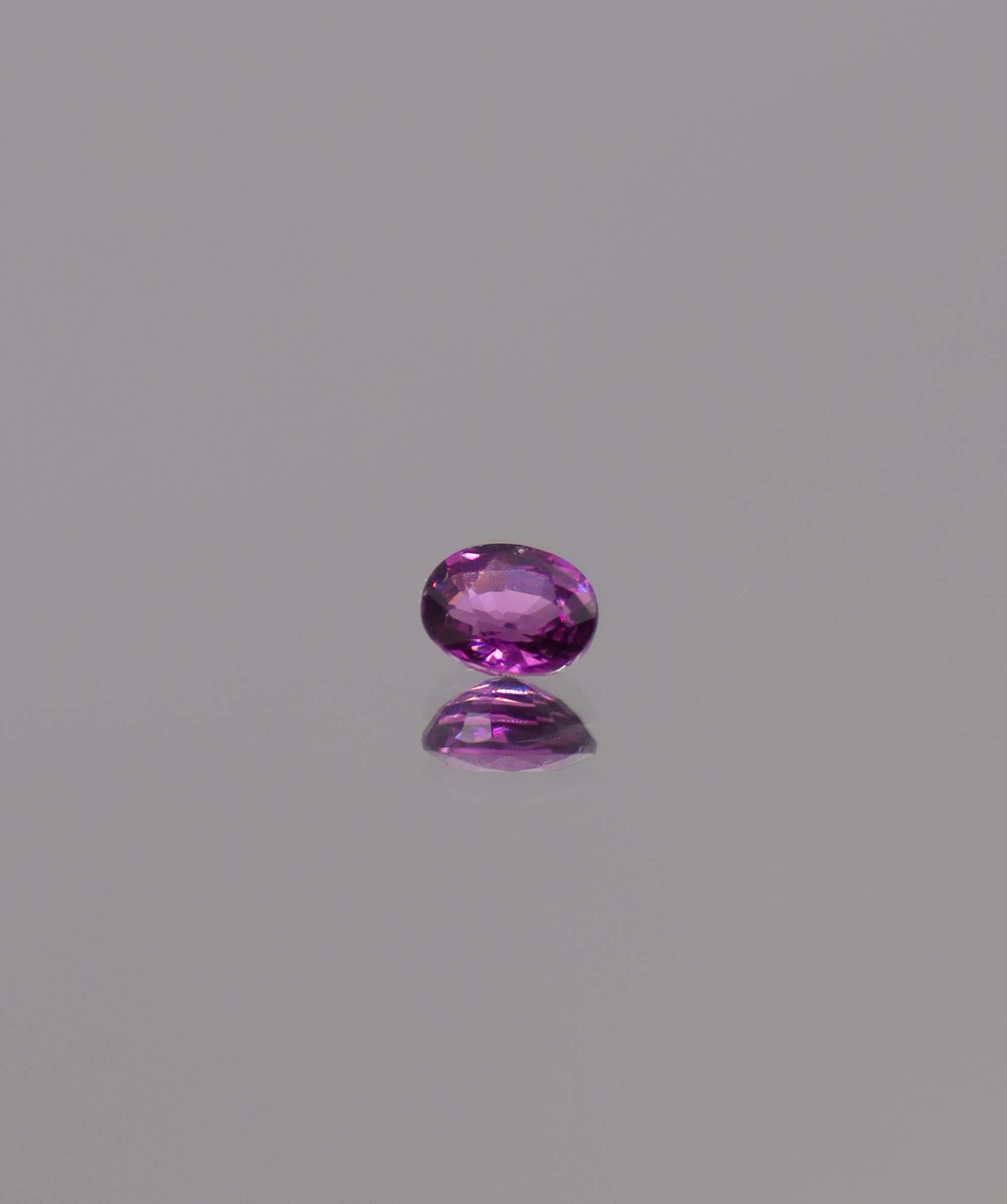 Luxury Promise 0.60ct Purple Rhodolite Garnet Oval DXBS6023