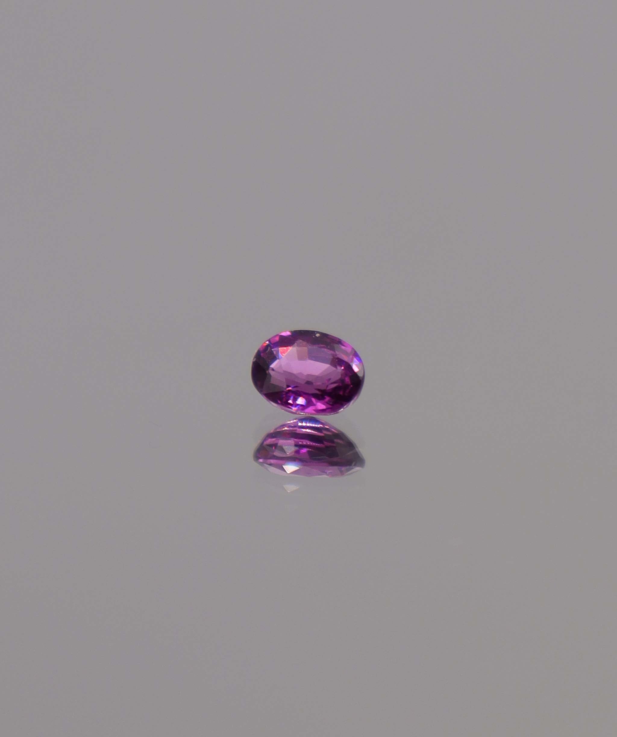 Luxury Promise 0.60ct Purple Rhodolite Garnet Oval DXBS6023