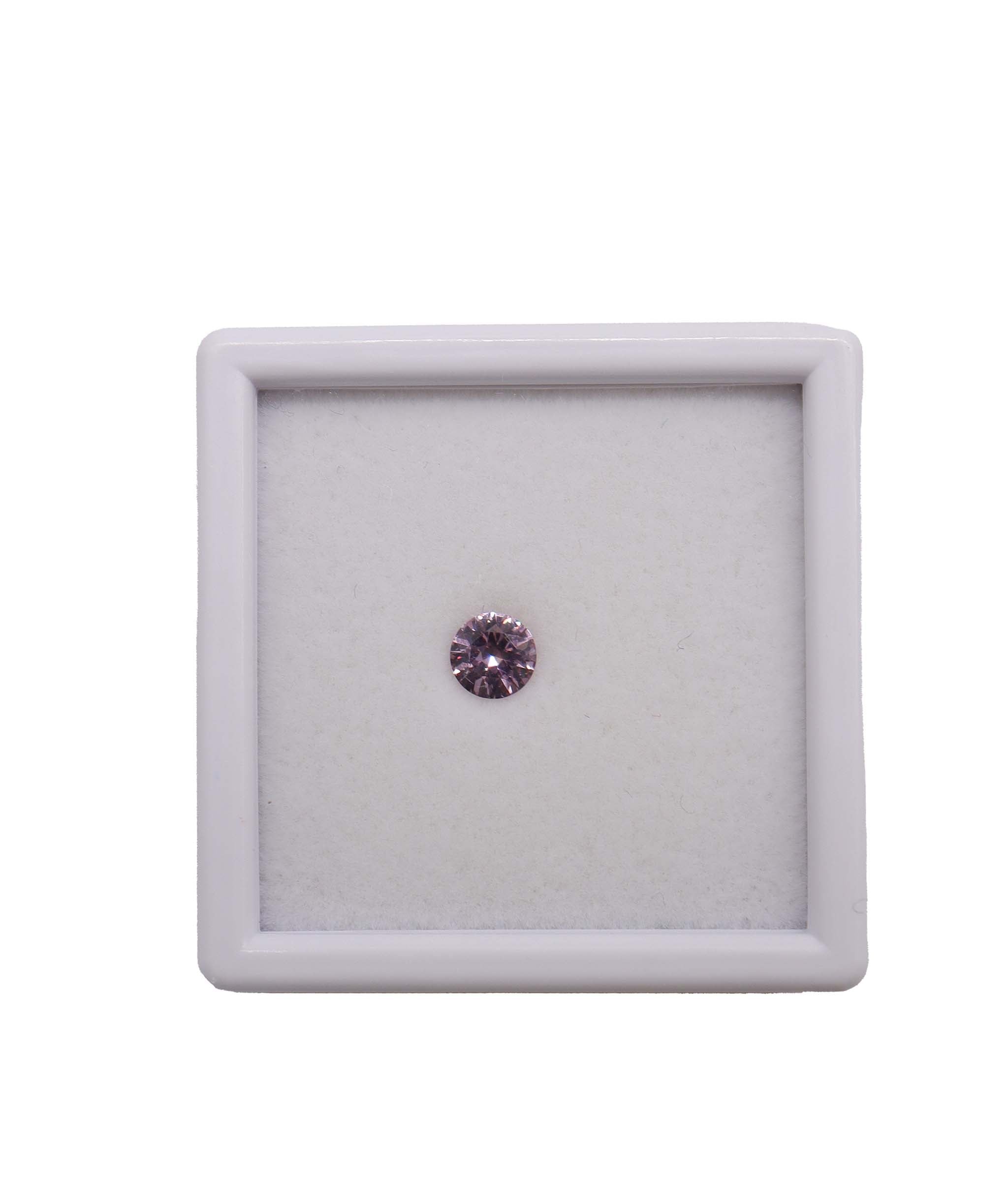 Luxury Promise 0.61ct  Malaya garnet round shape 69