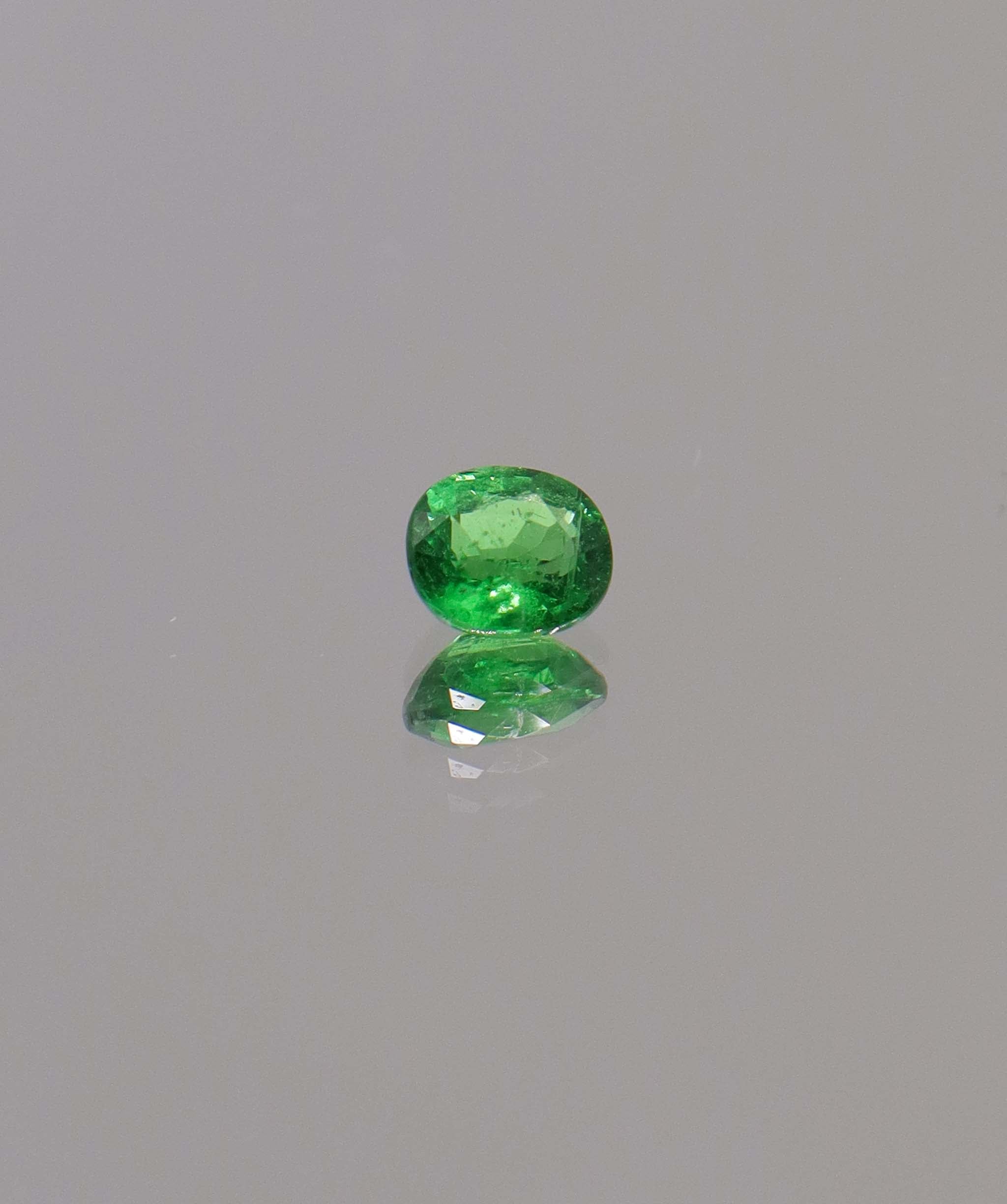 Luxury Promise 0.62ct Oval Tsavorite DXBCS1144