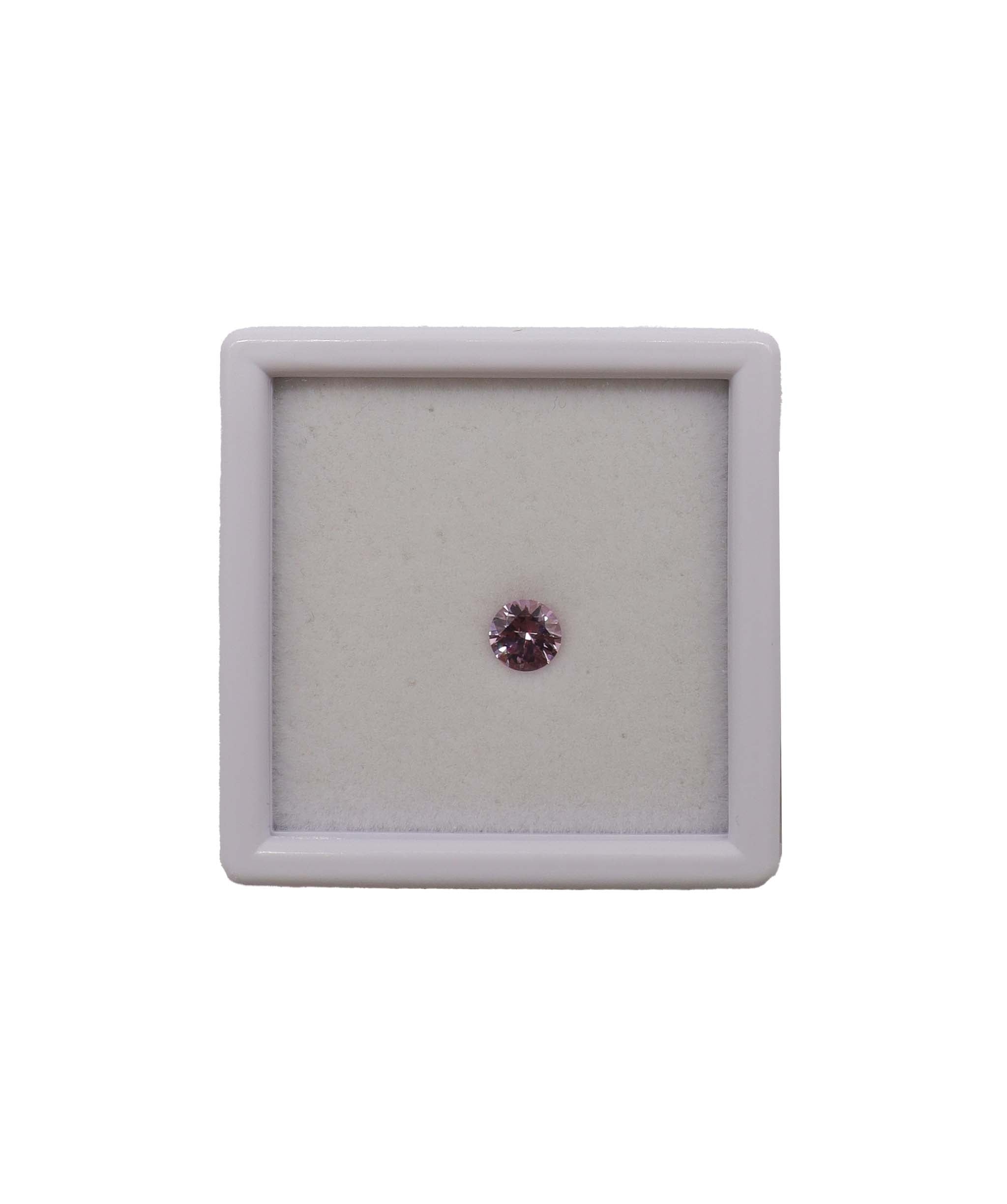 Luxury Promise 0.63ct Malaya garnet round shape 14