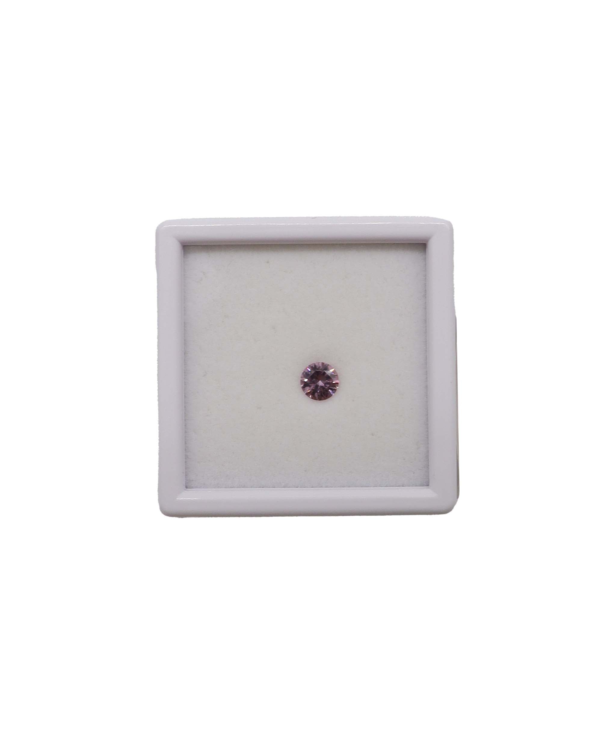 Luxury Promise 0.63ct Malaya garnet round shape 14
