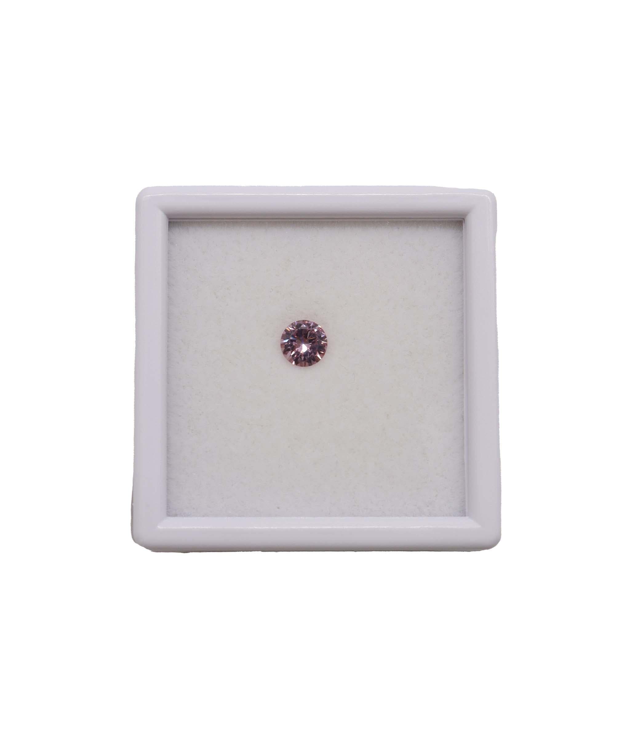 Luxury Promise 0.63ct Malaya garnet round shape 90