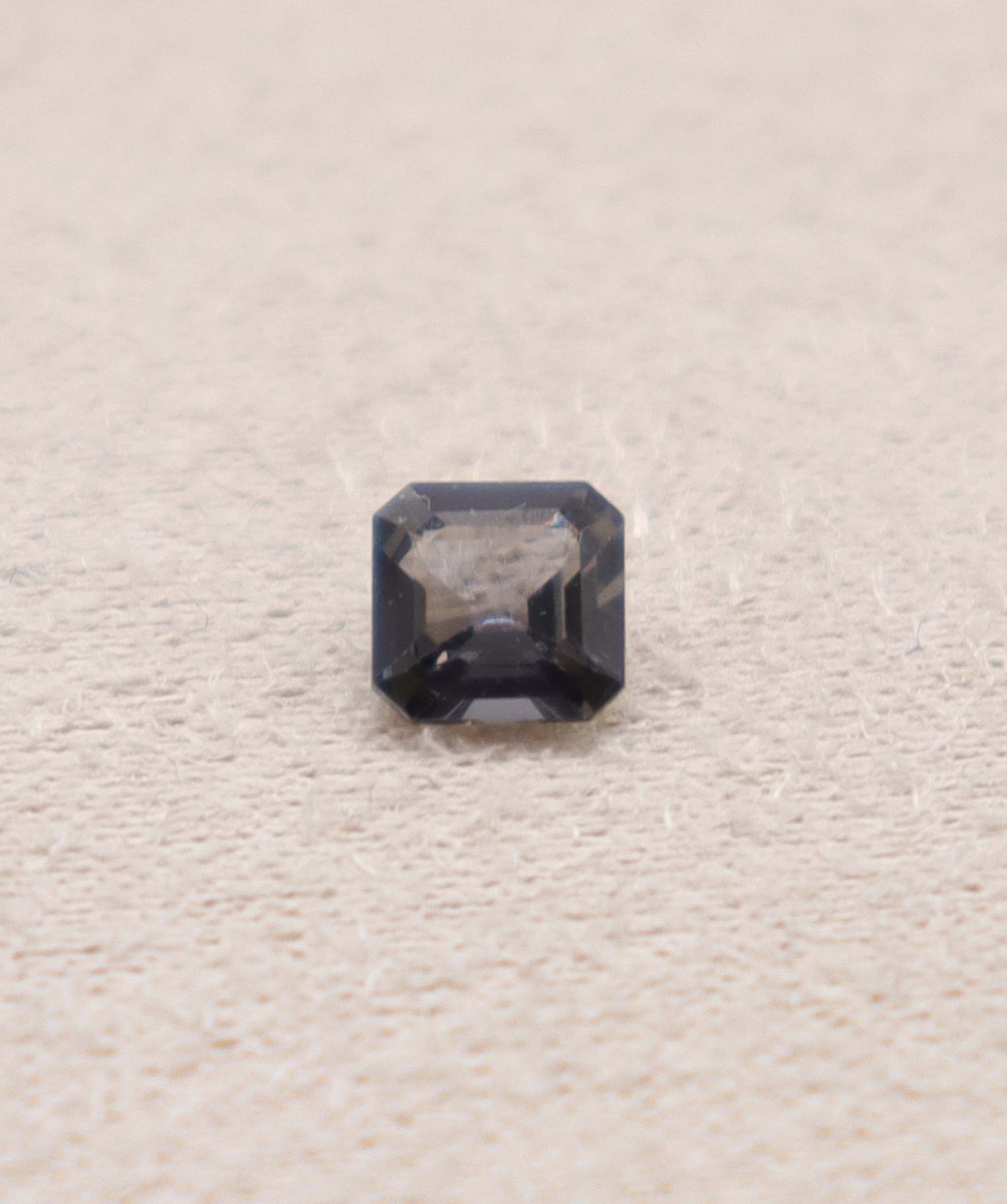 Luxury Promise 0.65ct Grey Asscher Cut Spinel DXBS4900