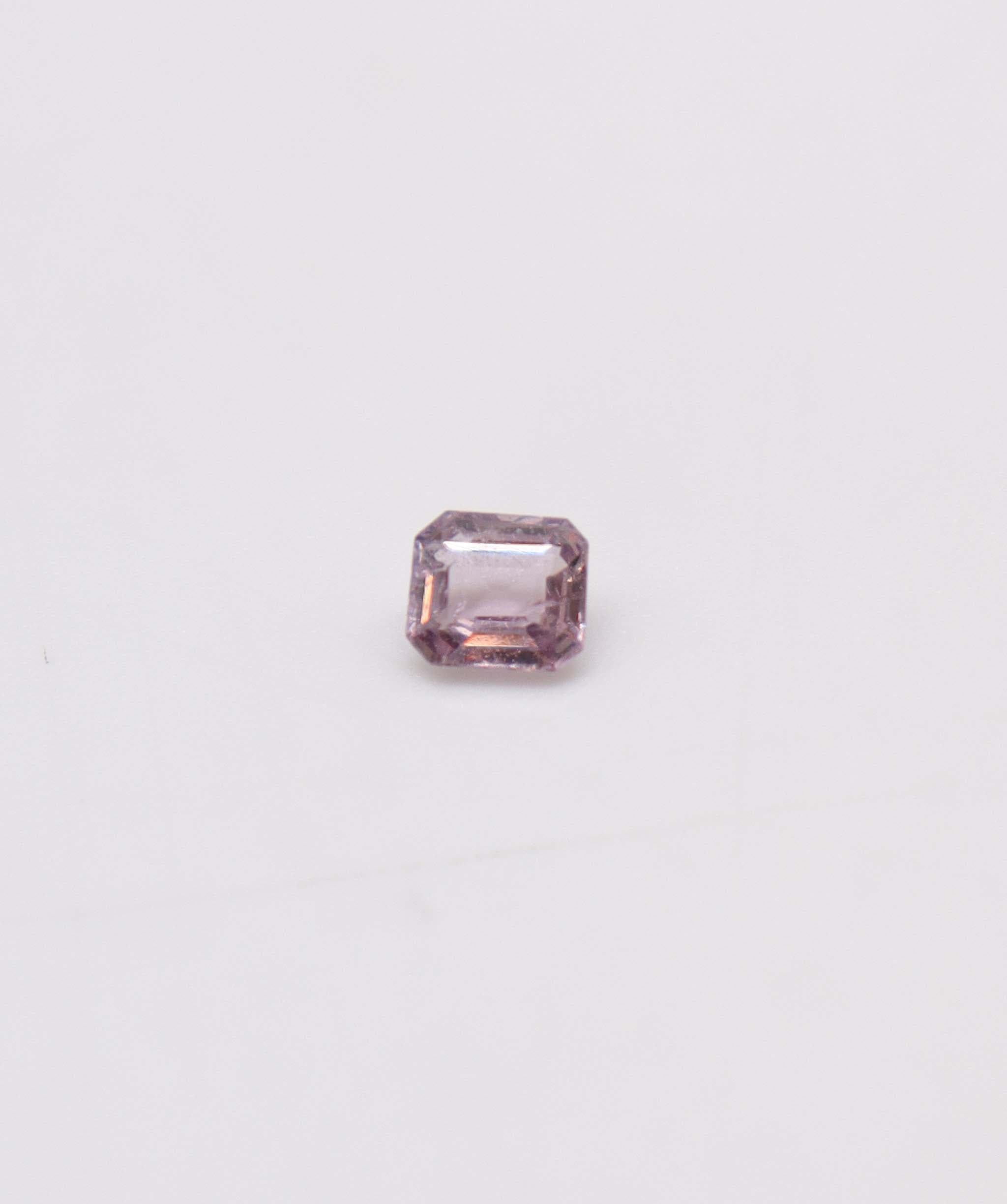 Luxury Promise 0.65ct Purple Emerald Cut Spinel DXBS4880