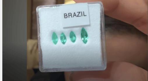 Luxury Promise 0.67ct Brazil Paraiba Cuts (P-131) Set of 4 DXBCD2007