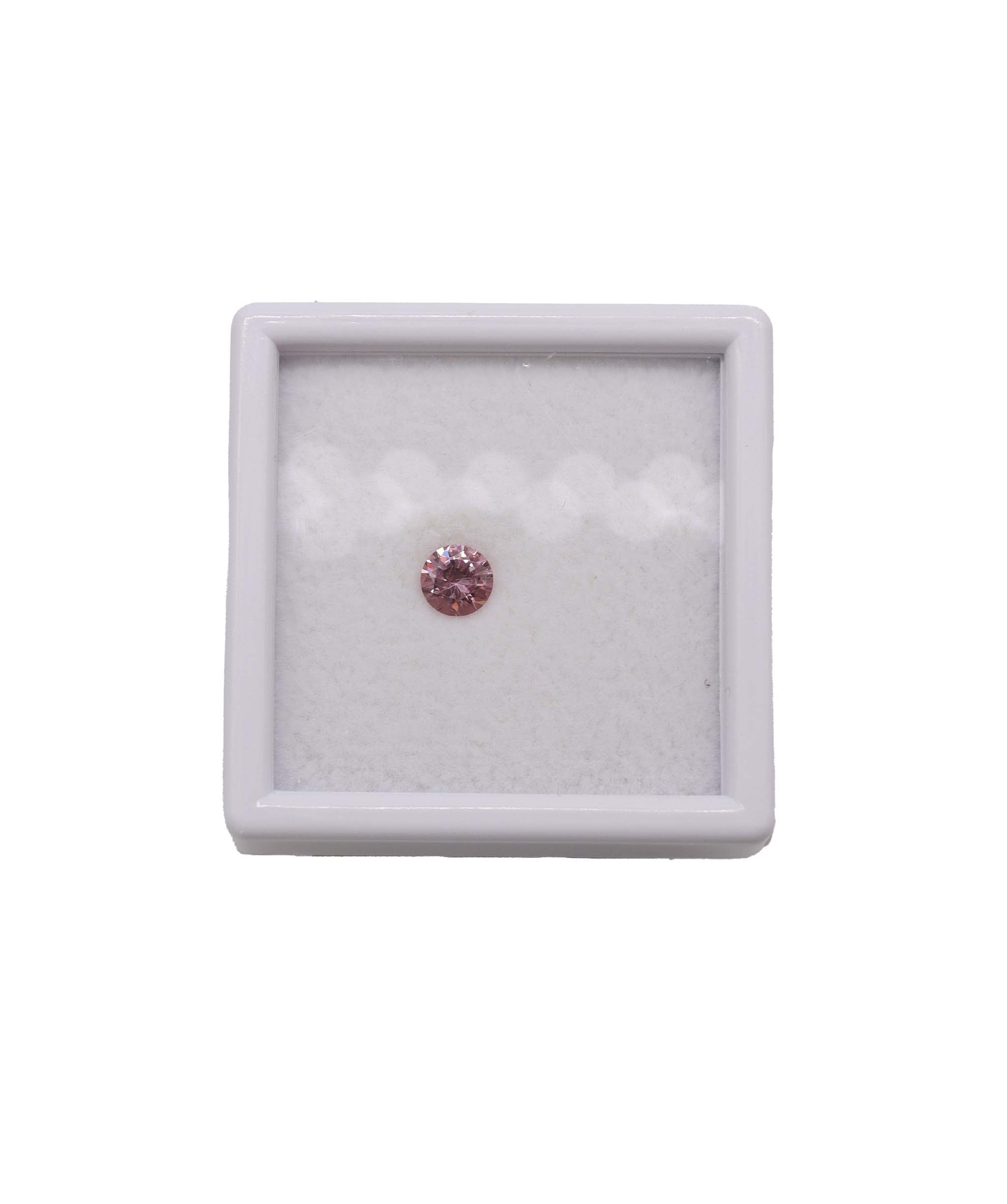 Luxury Promise 0.67ct Malaya garnet round shape 41
