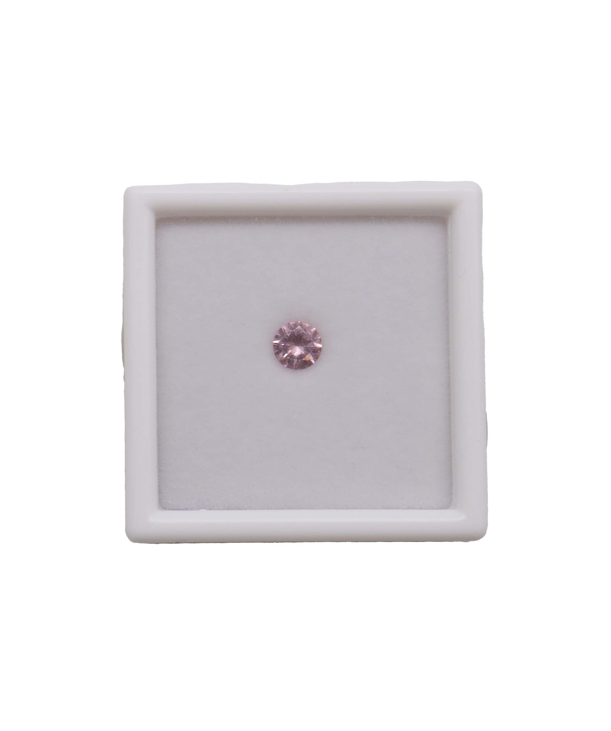 Luxury Promise 0.68ct Malaya garnet round shape 27