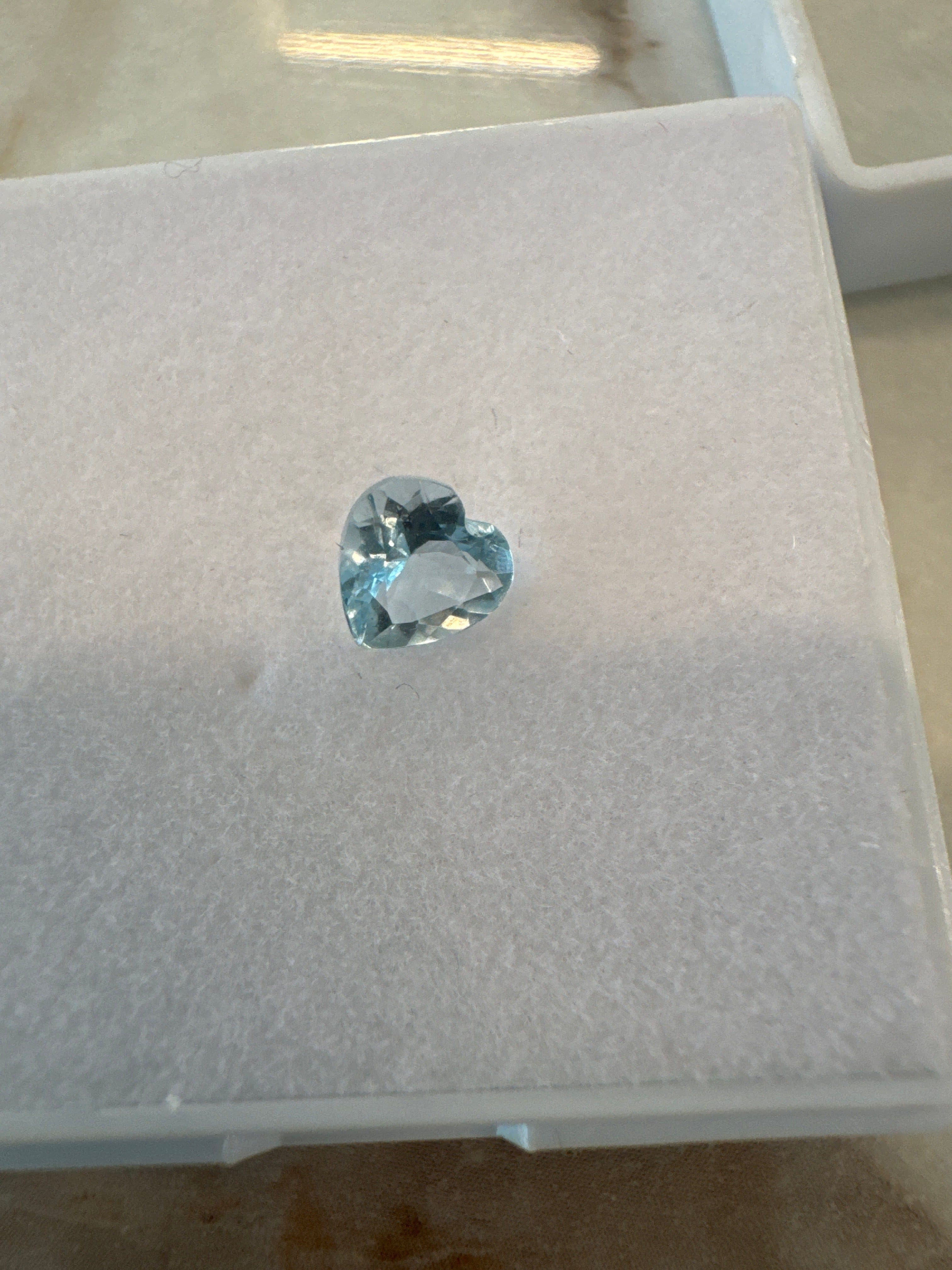 Luxury Promise 0.69ct aquamarine  DXBCD0893