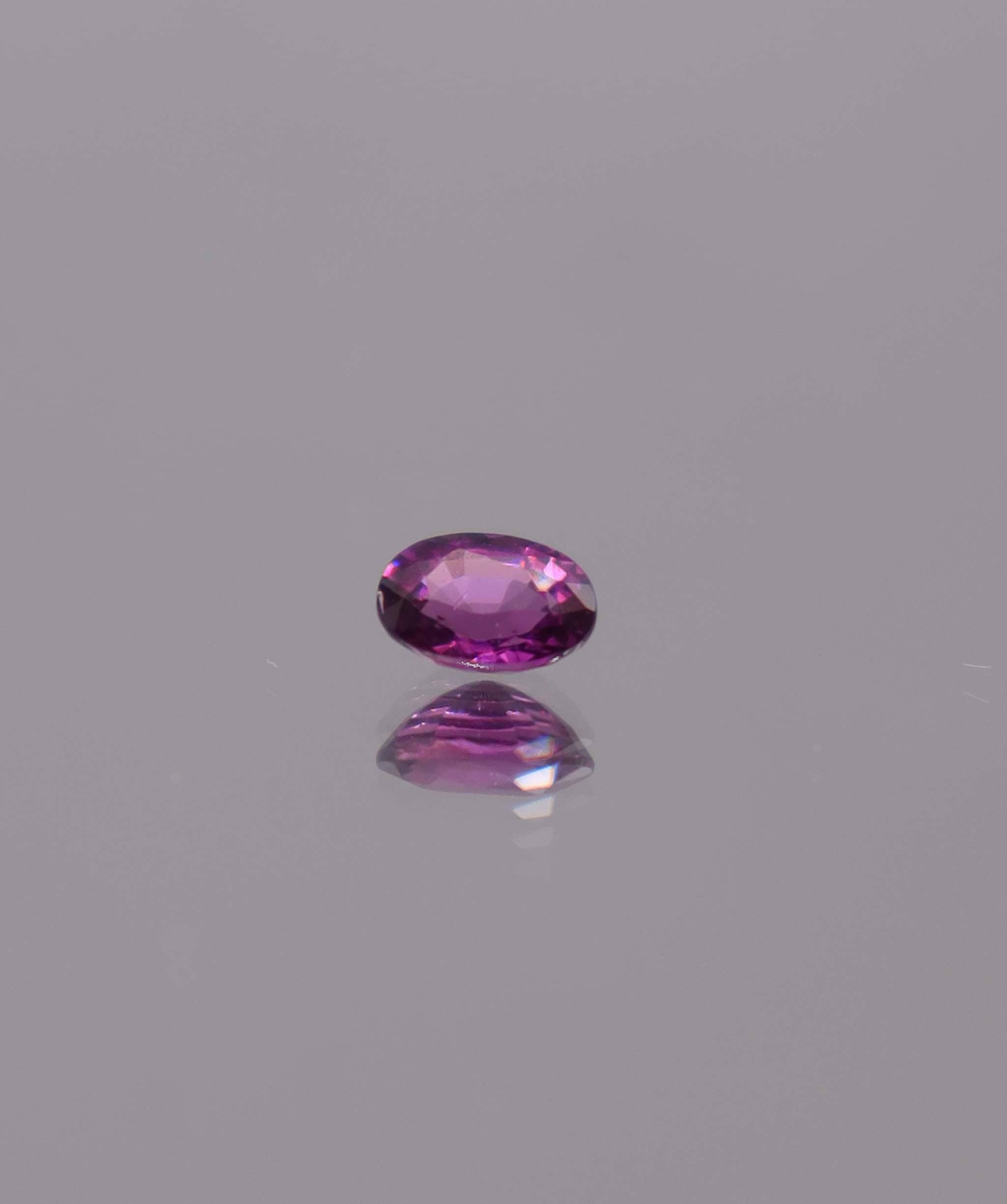 Luxury Promise 0.70ct Purple Rhodolite Garnet Oval DXBS6019