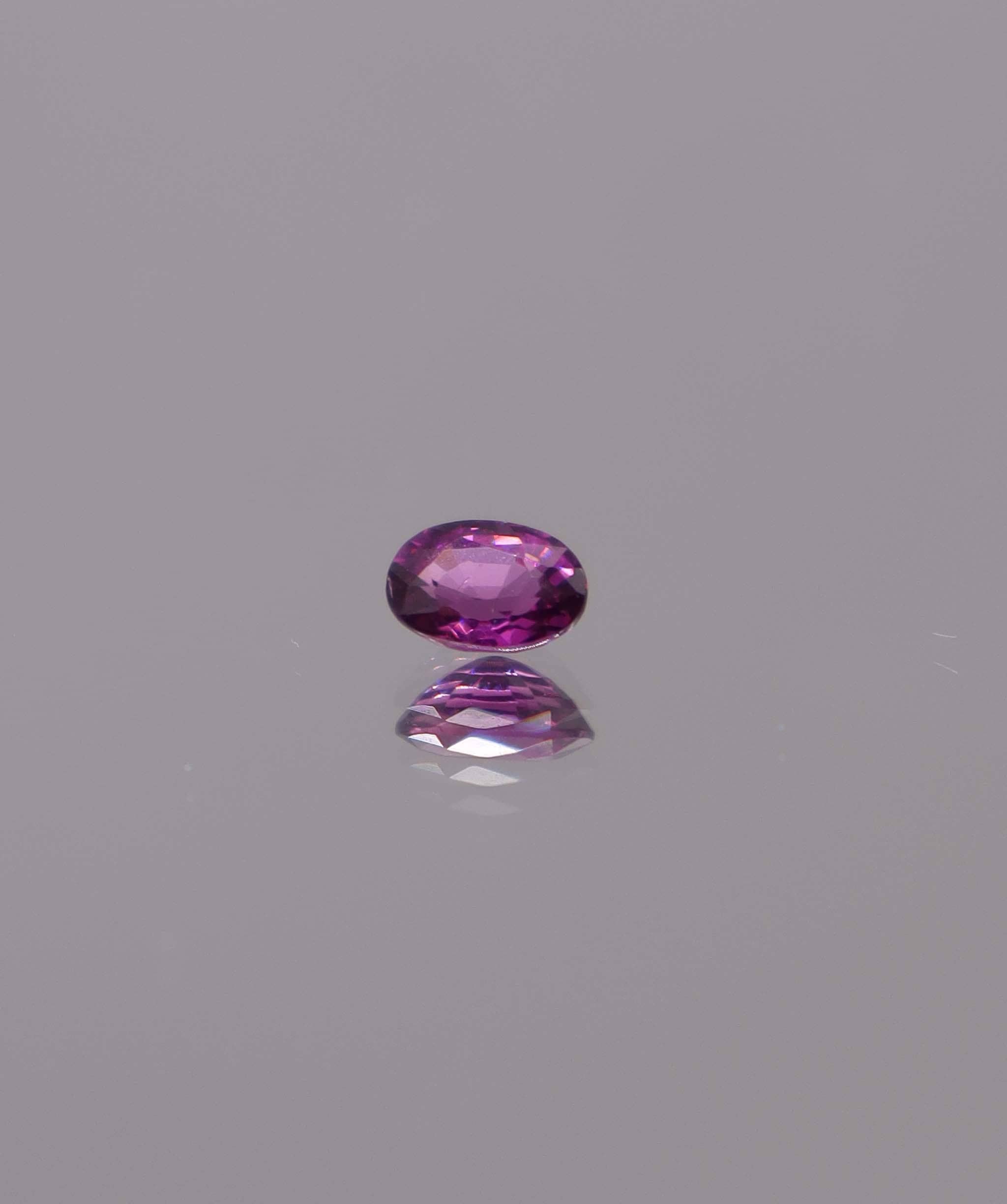 Luxury Promise 0.70ct Purple Rhodolite Garnet Oval DXBS6019
