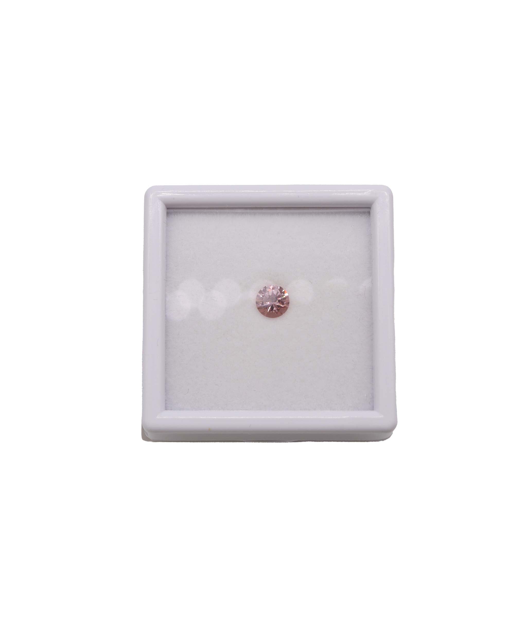 Luxury Promise 0.72ct Malaya garnet round shape 38