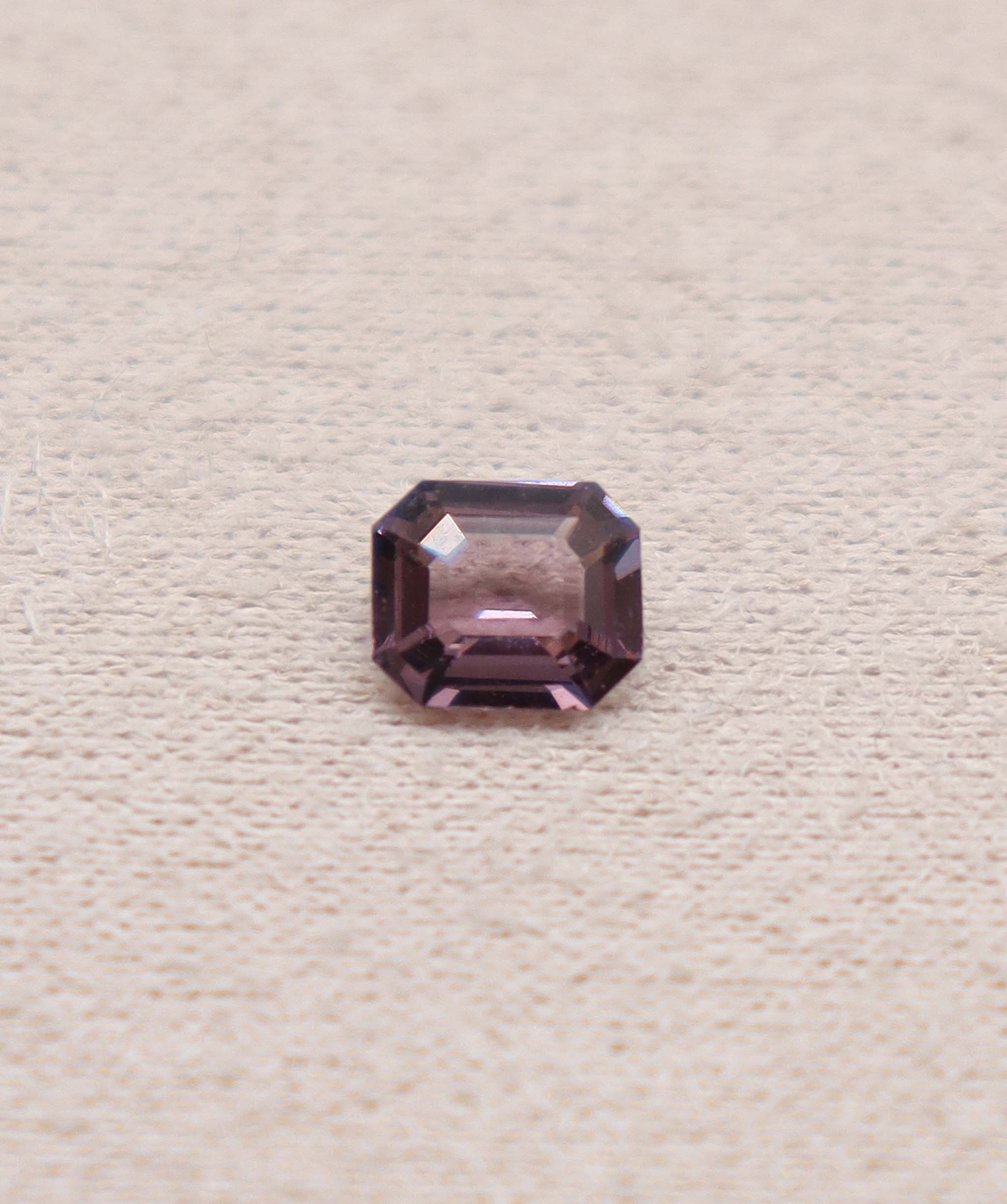 Luxury Promise 0.75ct Purple/Grey Asscher Cut Spinel DXBS5006