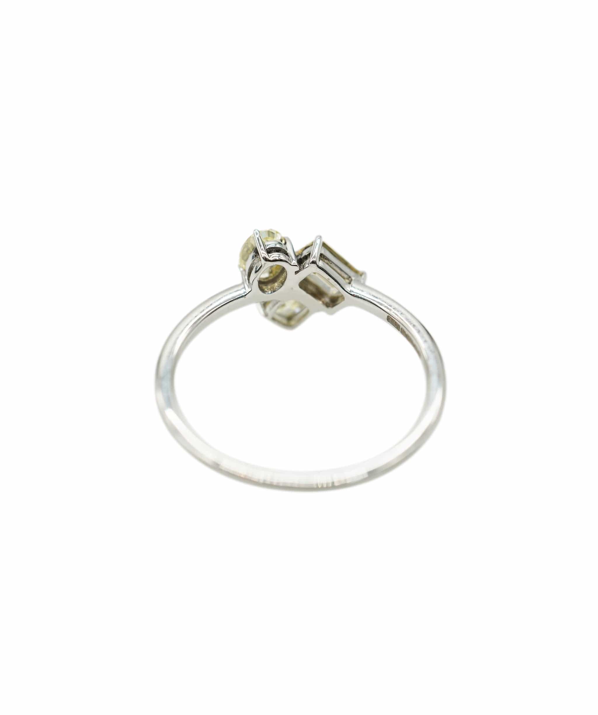 Luxury Promise 0.8 CT EMERALD/OVAL/CUSHION 3 PIECE SET ANC-S36-2