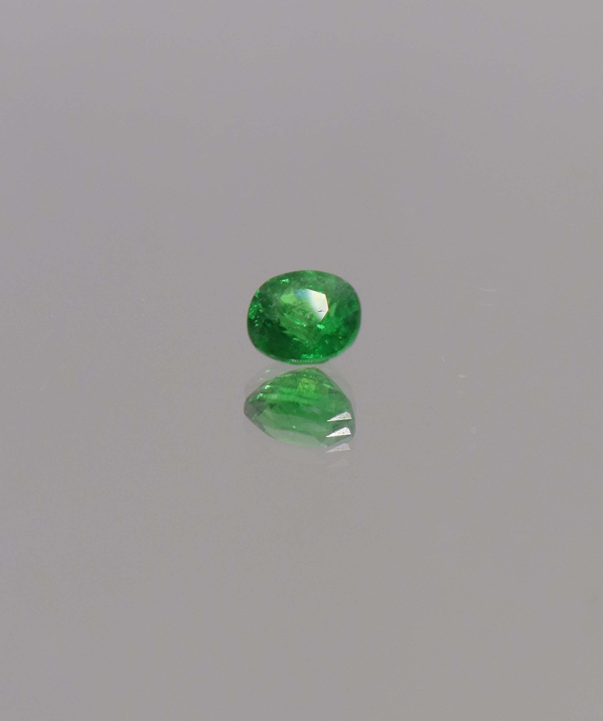 Luxury Promise 0.81ct round  Tsavorite DXBCS1152