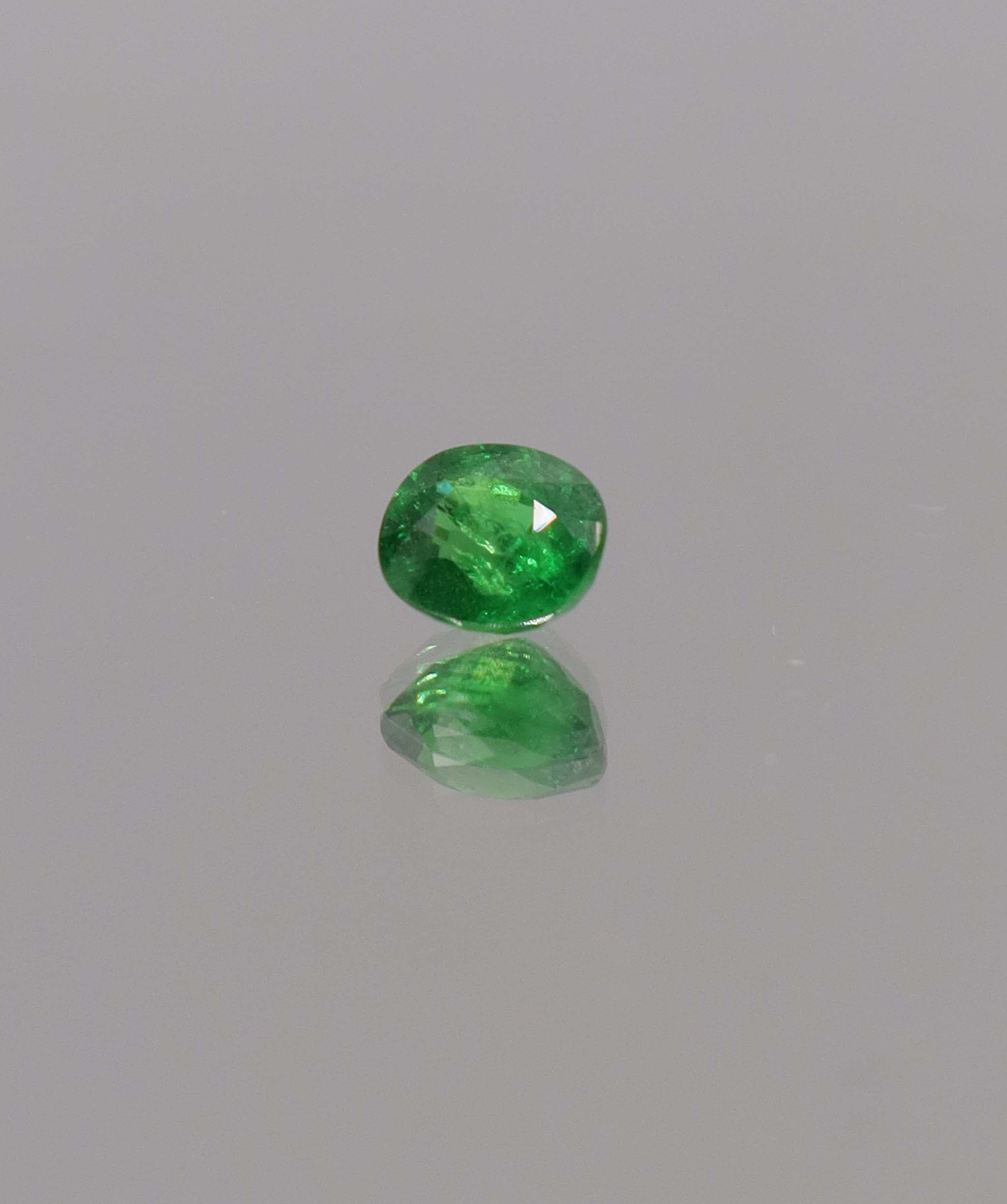 Luxury Promise 0.81ct round  Tsavorite DXBCS1152