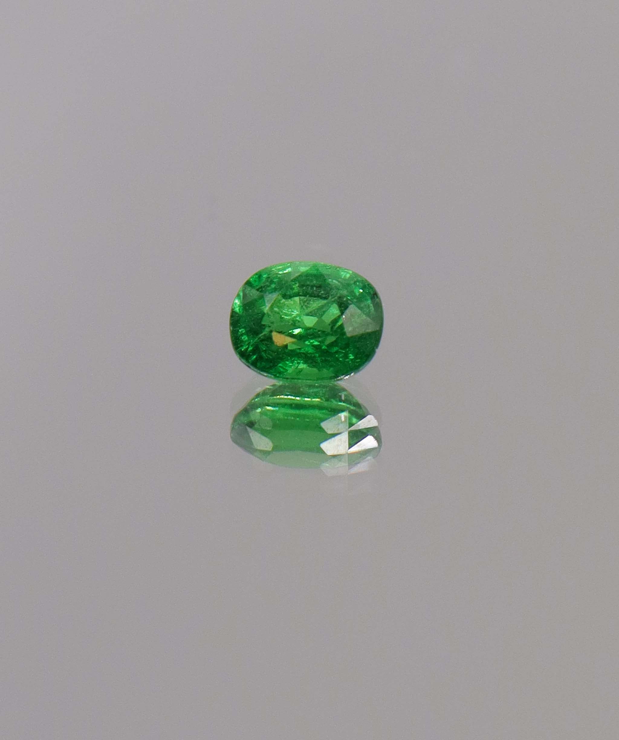 Luxury Promise 0.82ct Oval Tsavorite DXBCS1151