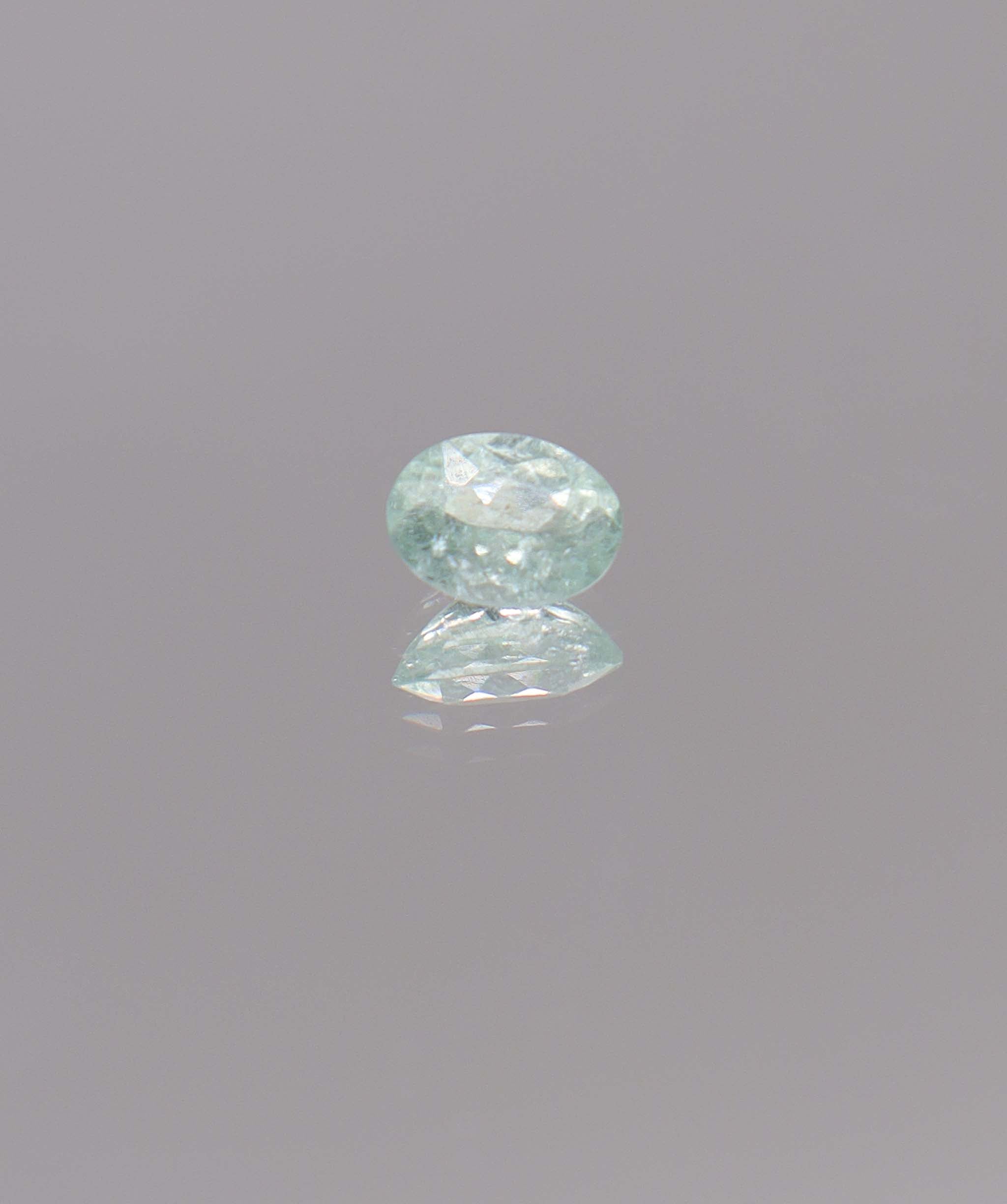 Luxury Promise 0.84ct Neon Greenish Blue Paraiba 25 DXBS5484