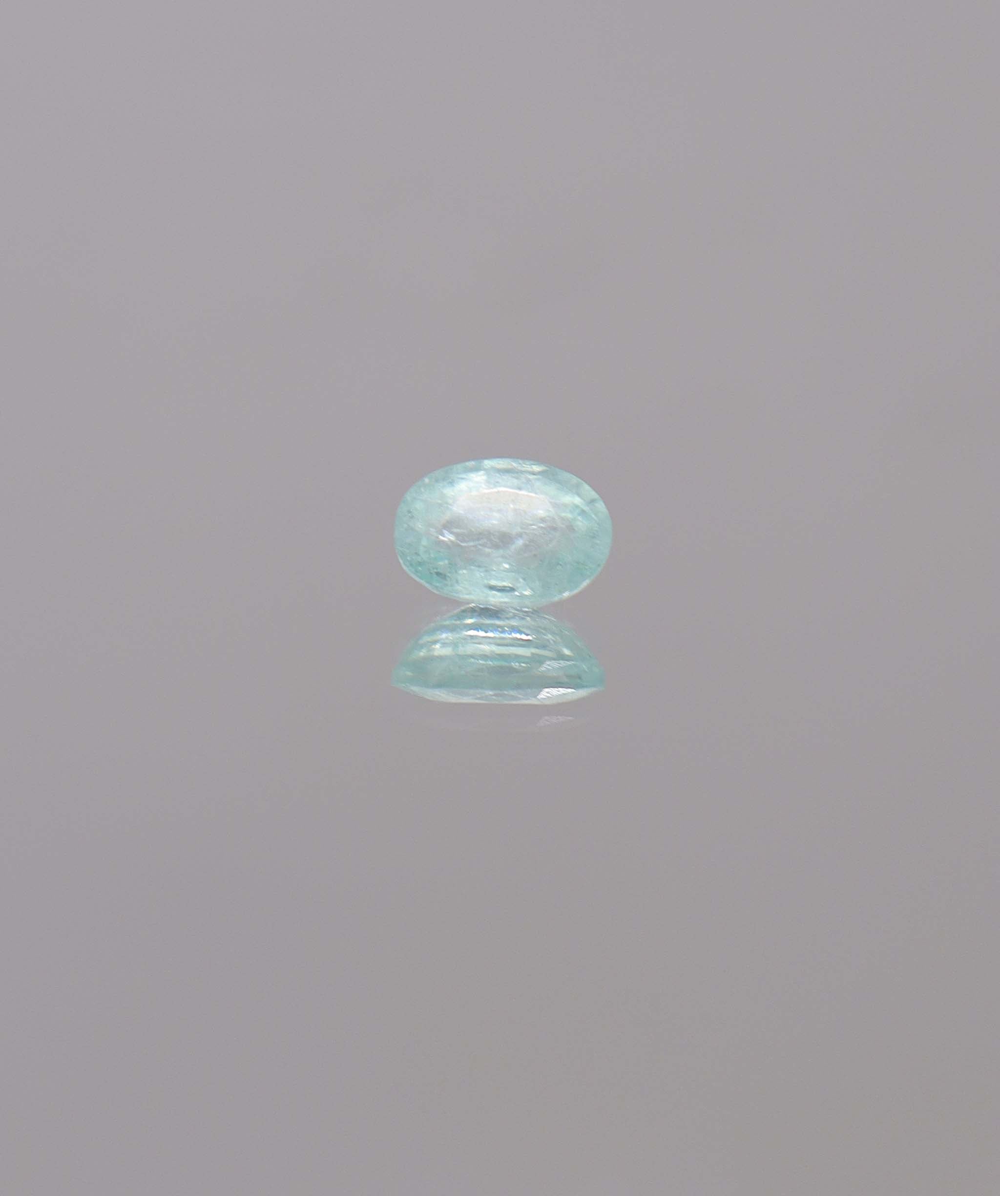 Luxury Promise 0.85ct Neon Greenish Blue Paraiba 17 DXBS5476