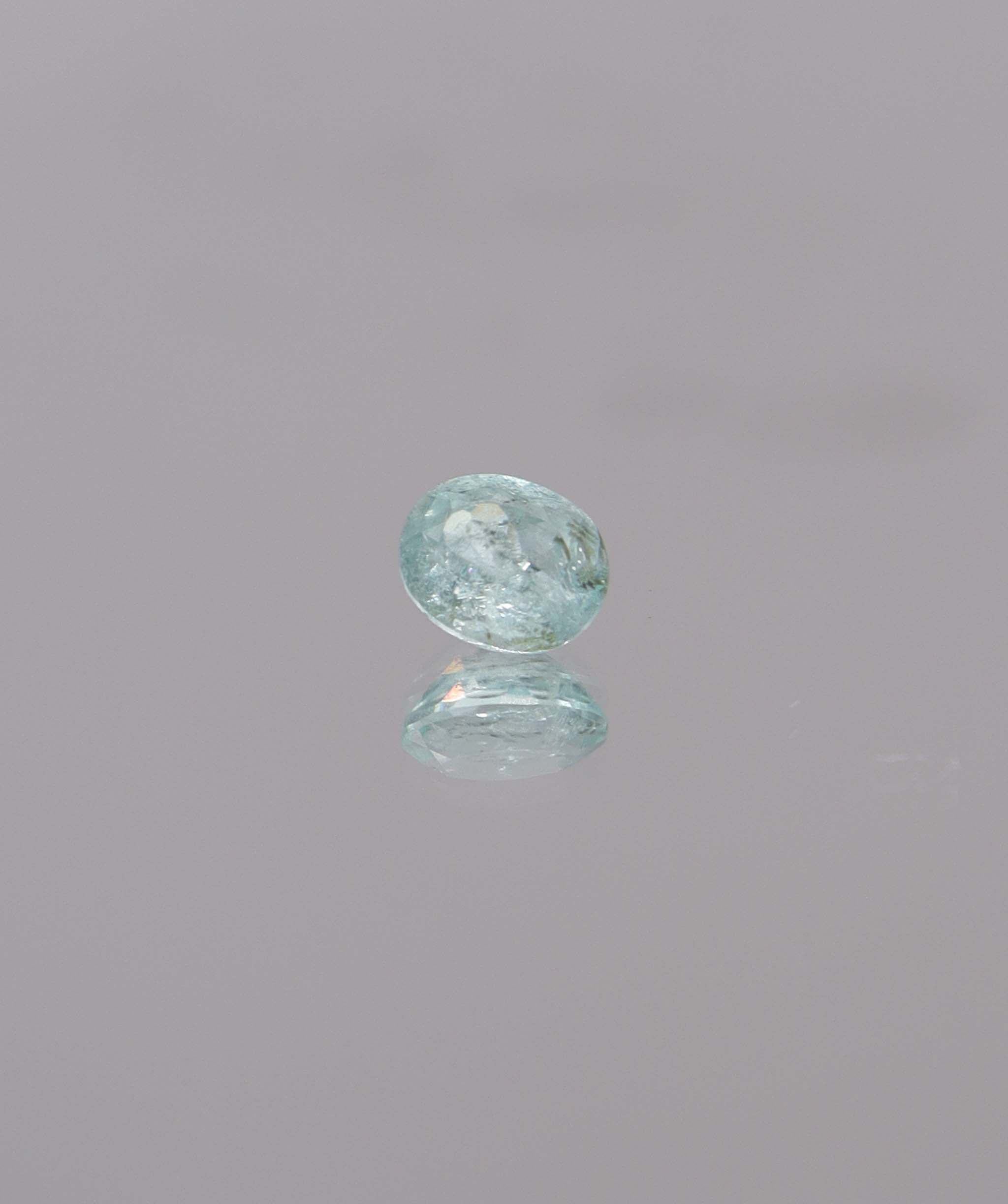 Luxury Promise 0.85ct Neon Greenish Blue Paraiba 20 DXBS5479